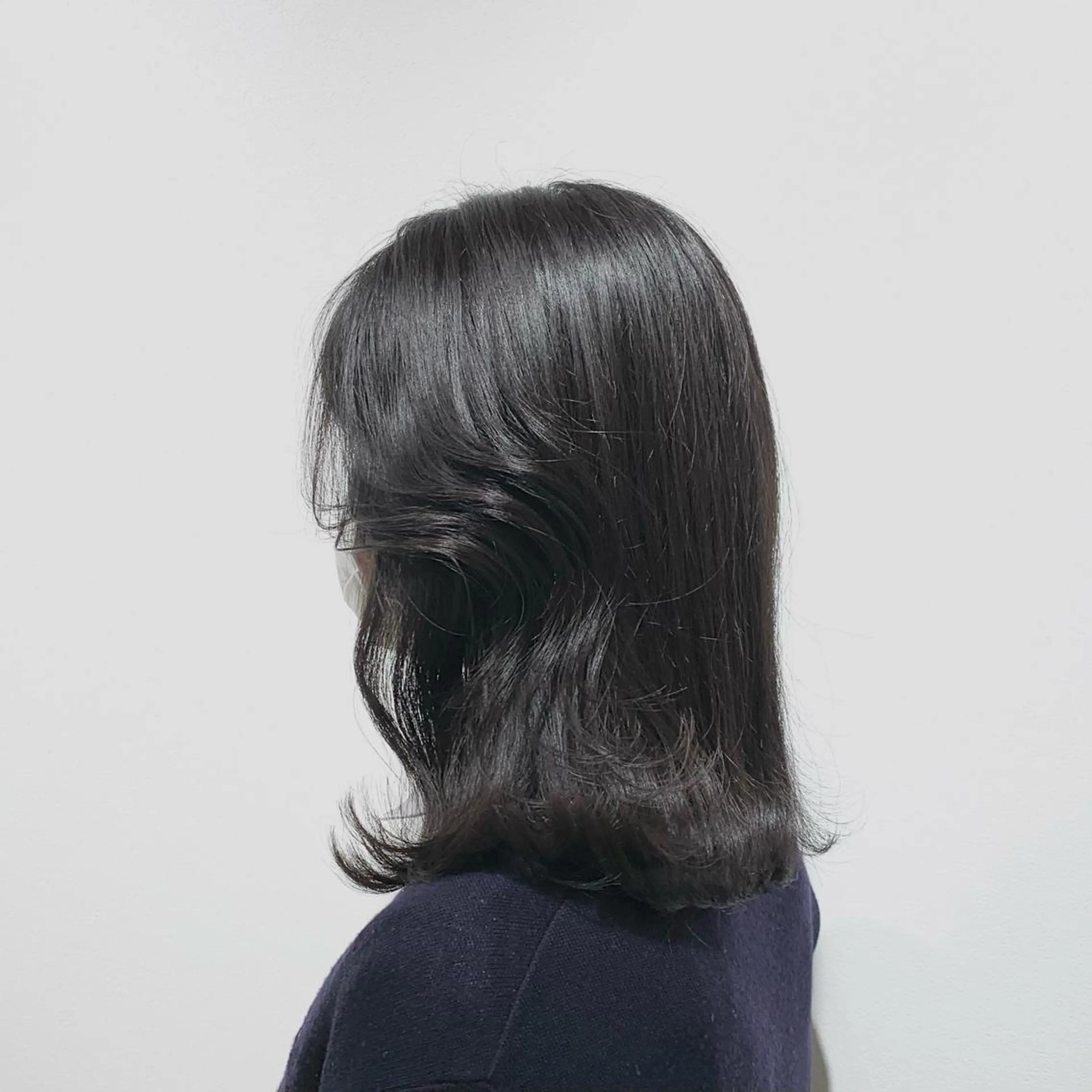 セミロング カラー ヘアアレンジ キヨミ 韓国レイヤーカットのヘアスタイル