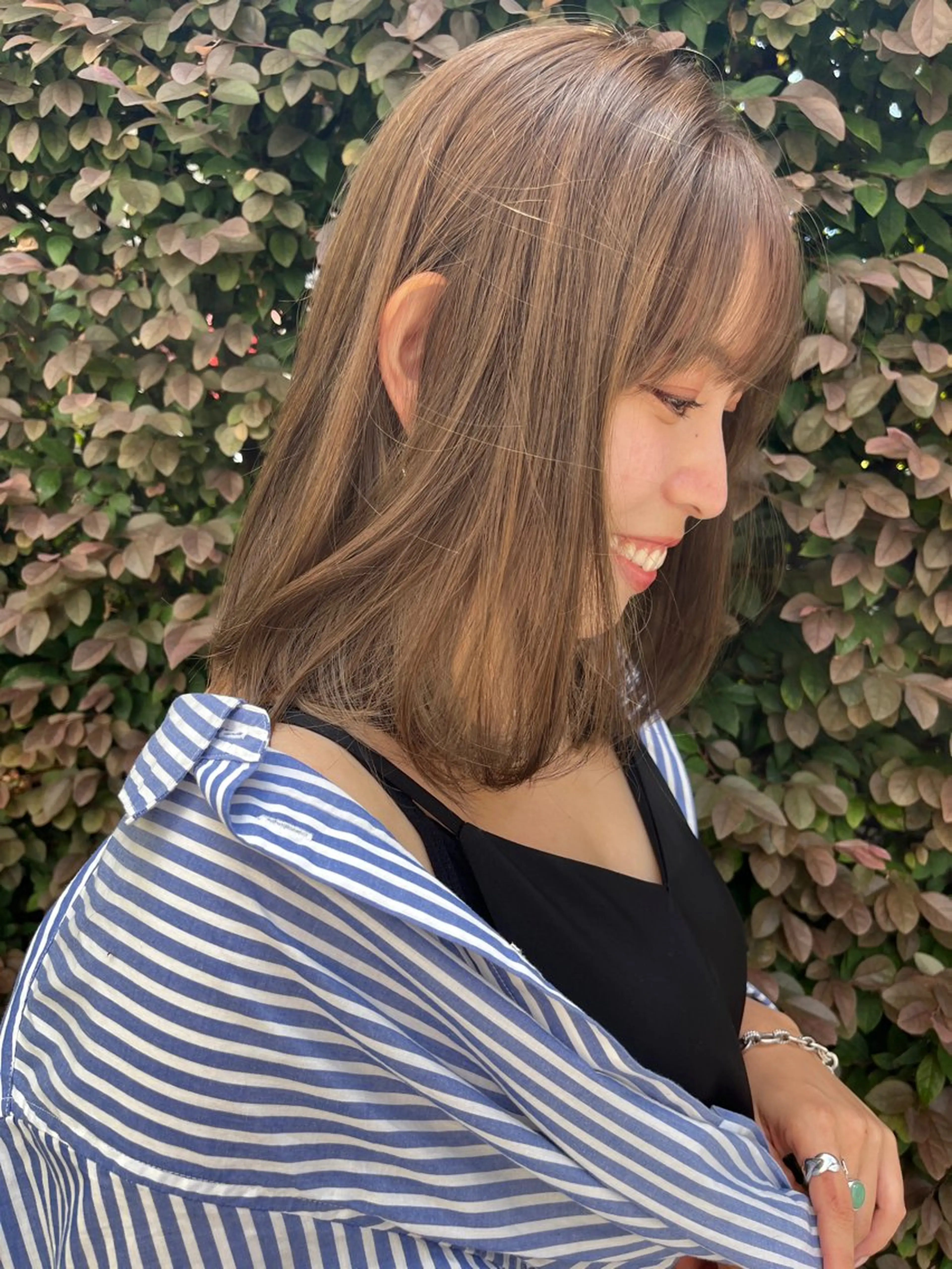 ミディアム 本山遥菜/ カットモデル募集中のヘアスタイル