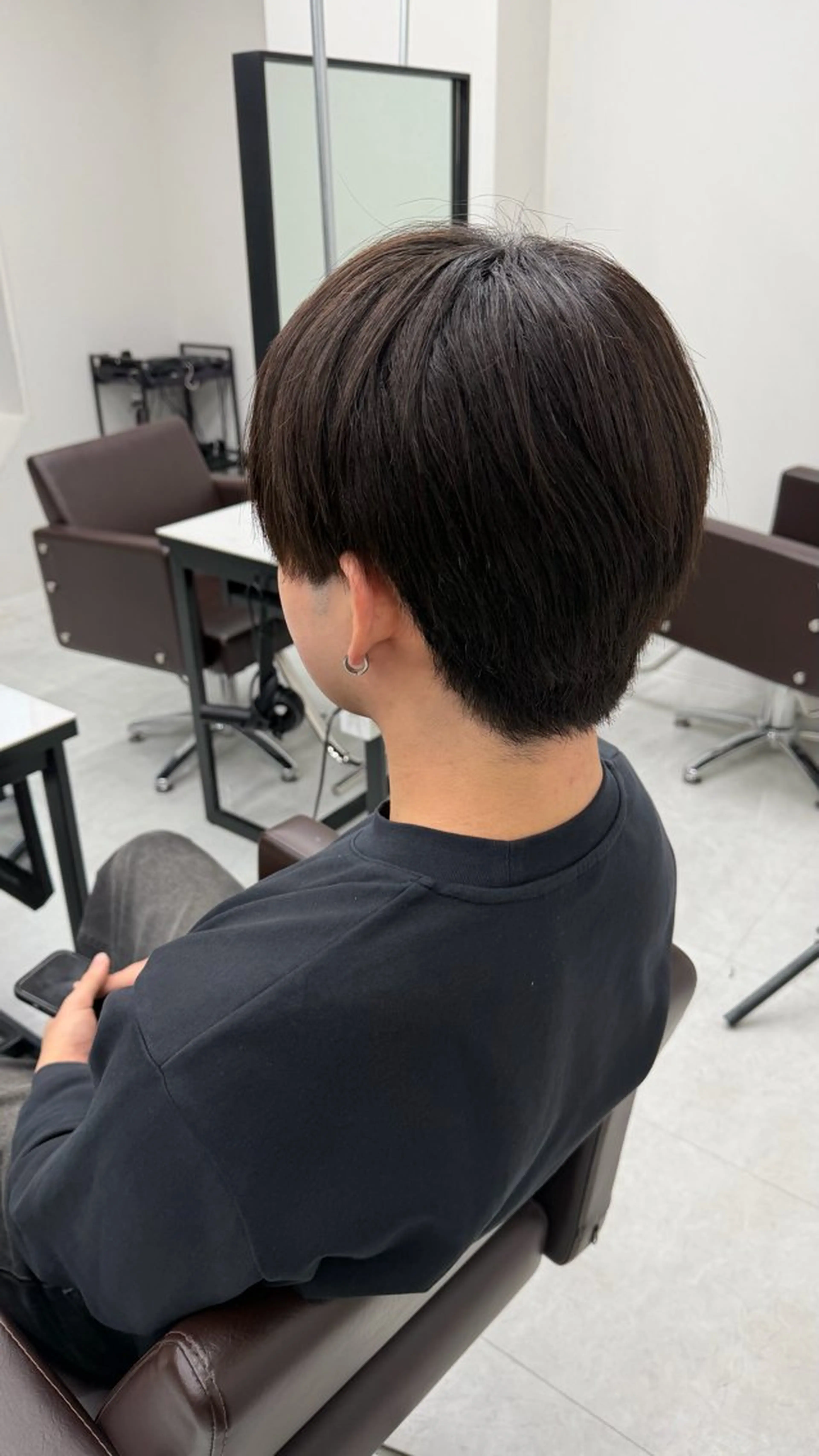 メンズ 艶髪/メンズウルフ/ 毛流れ/AOTOのヘアスタイル