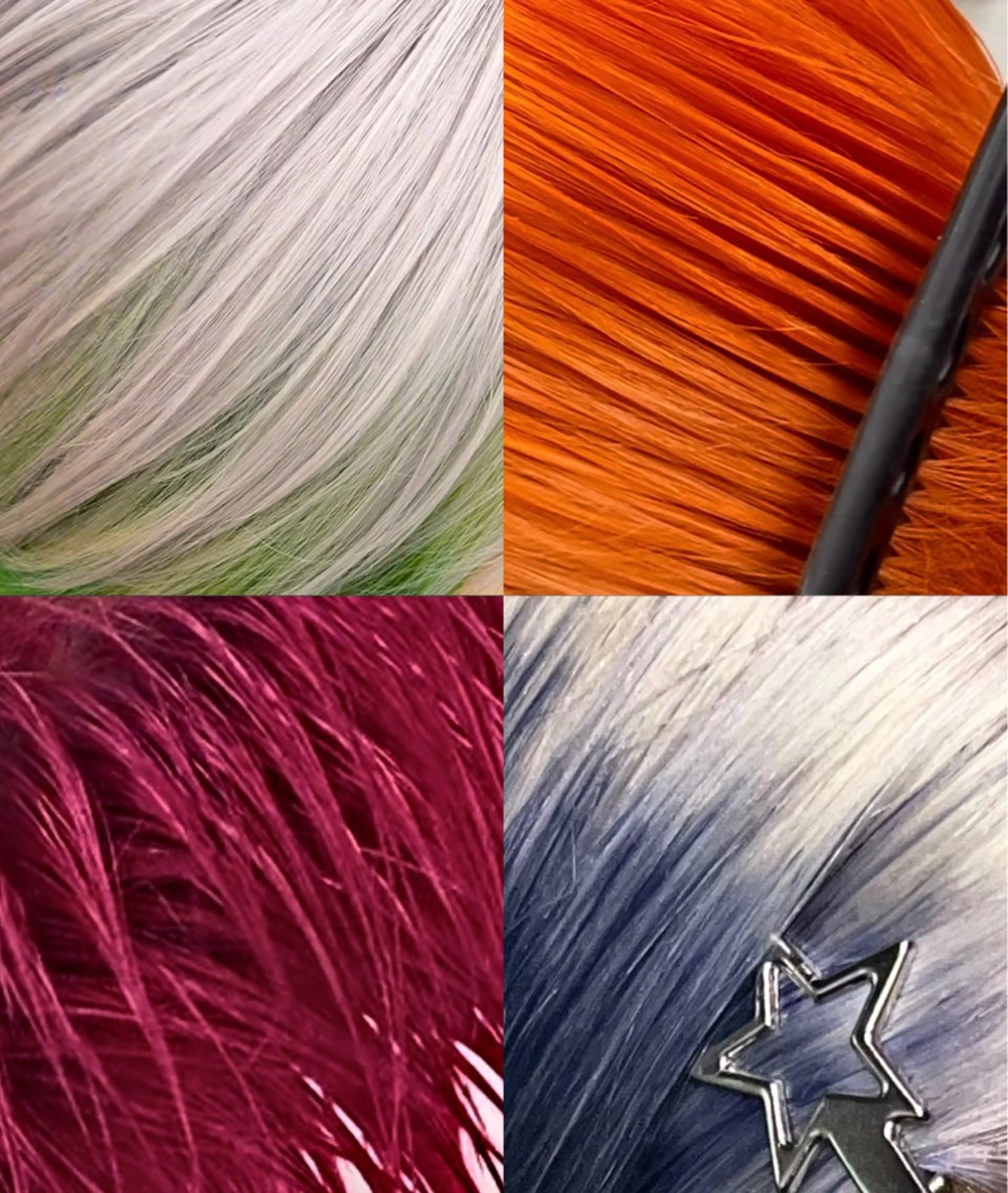 セミロング カラー ヘアアレンジ メンズ 渋谷/ハイトーン/ プルエクステ/大和のヘアスタイル