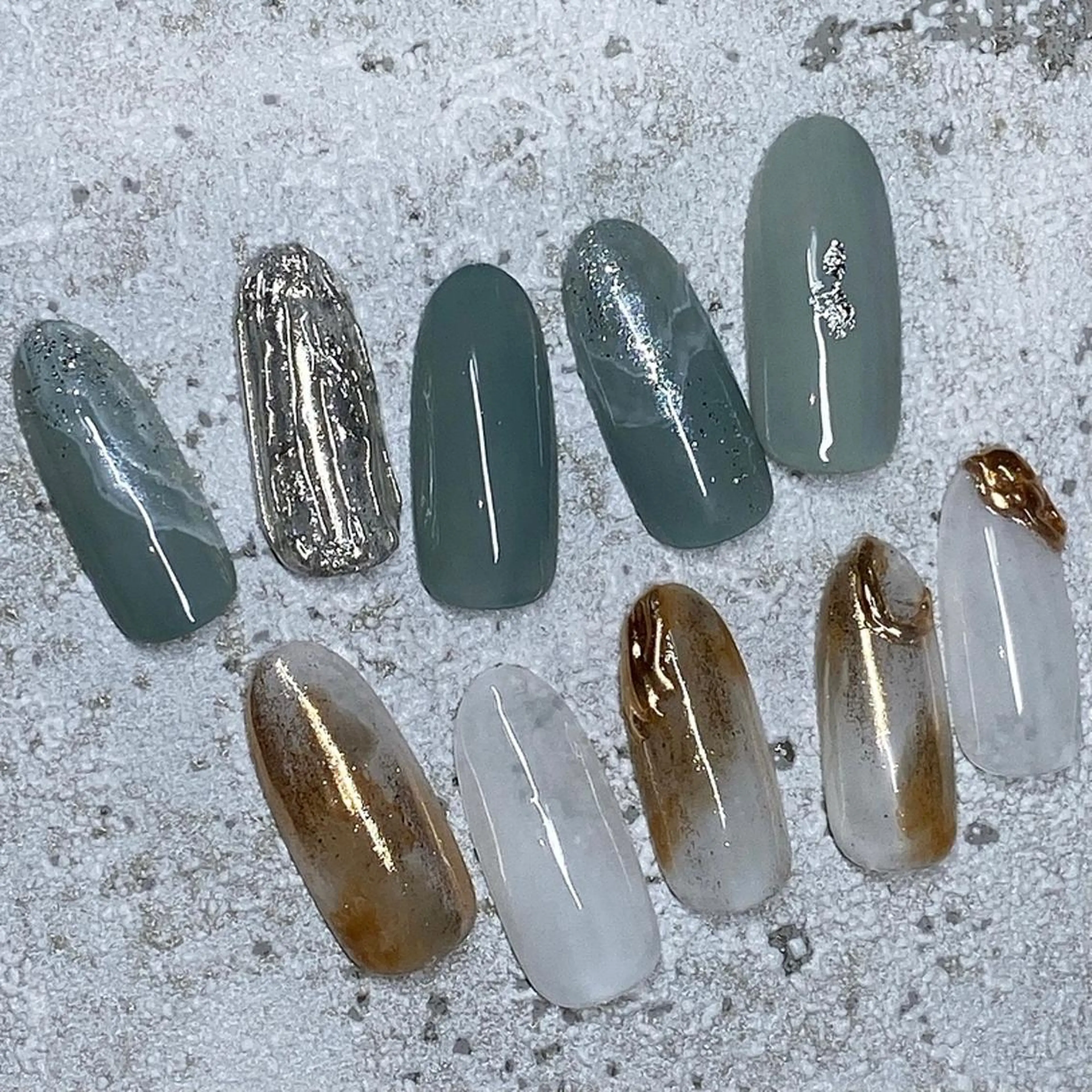 ネイル JERRIE 　 韓国ネイル/自爪育成所属・✴︎JERRIE✴︎ 浮かない◎折れない◎のネイルデザイン