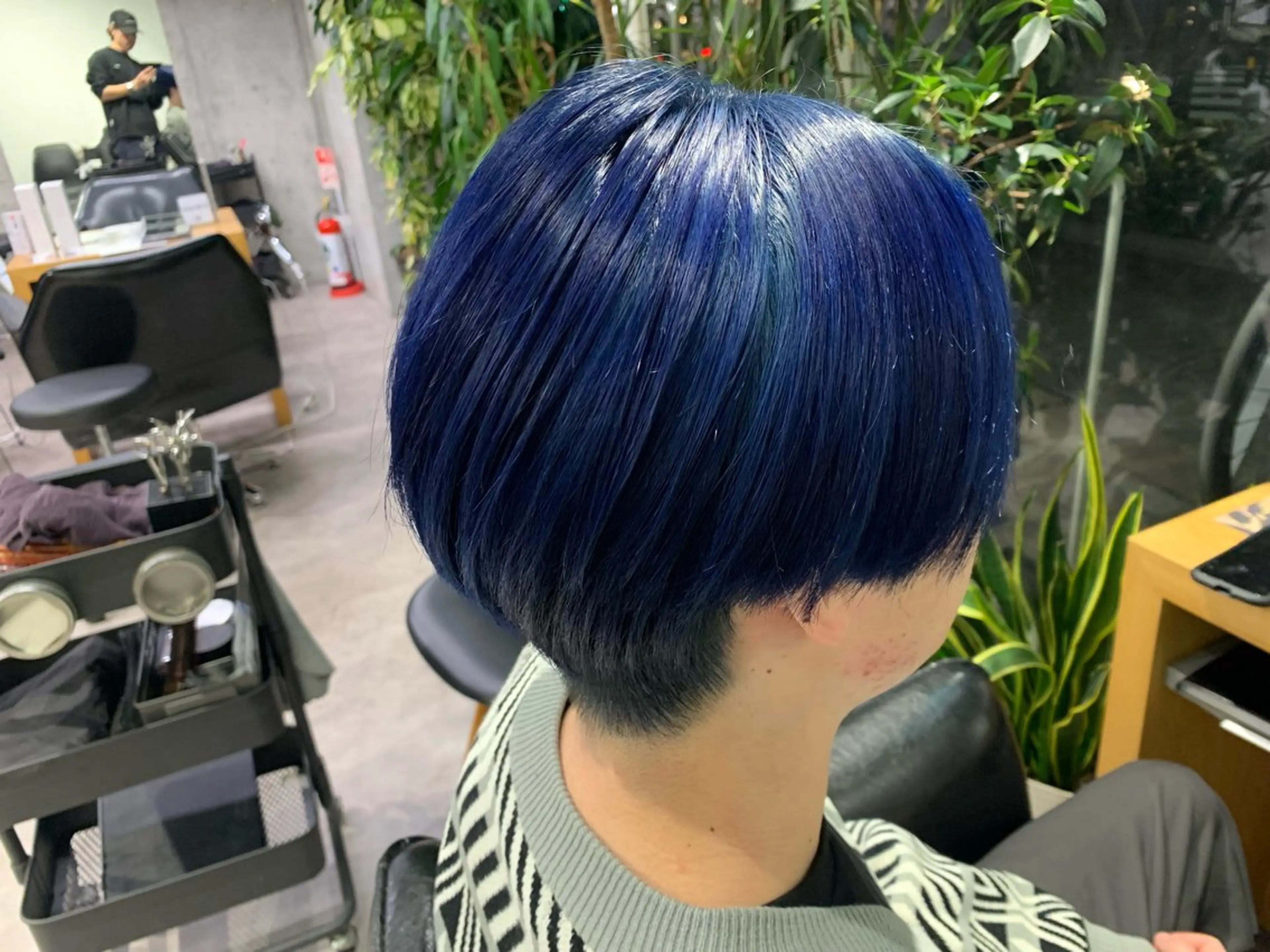 ショート カット ヘアカラー メンズパーマ shell 宮下のヘアスタイル