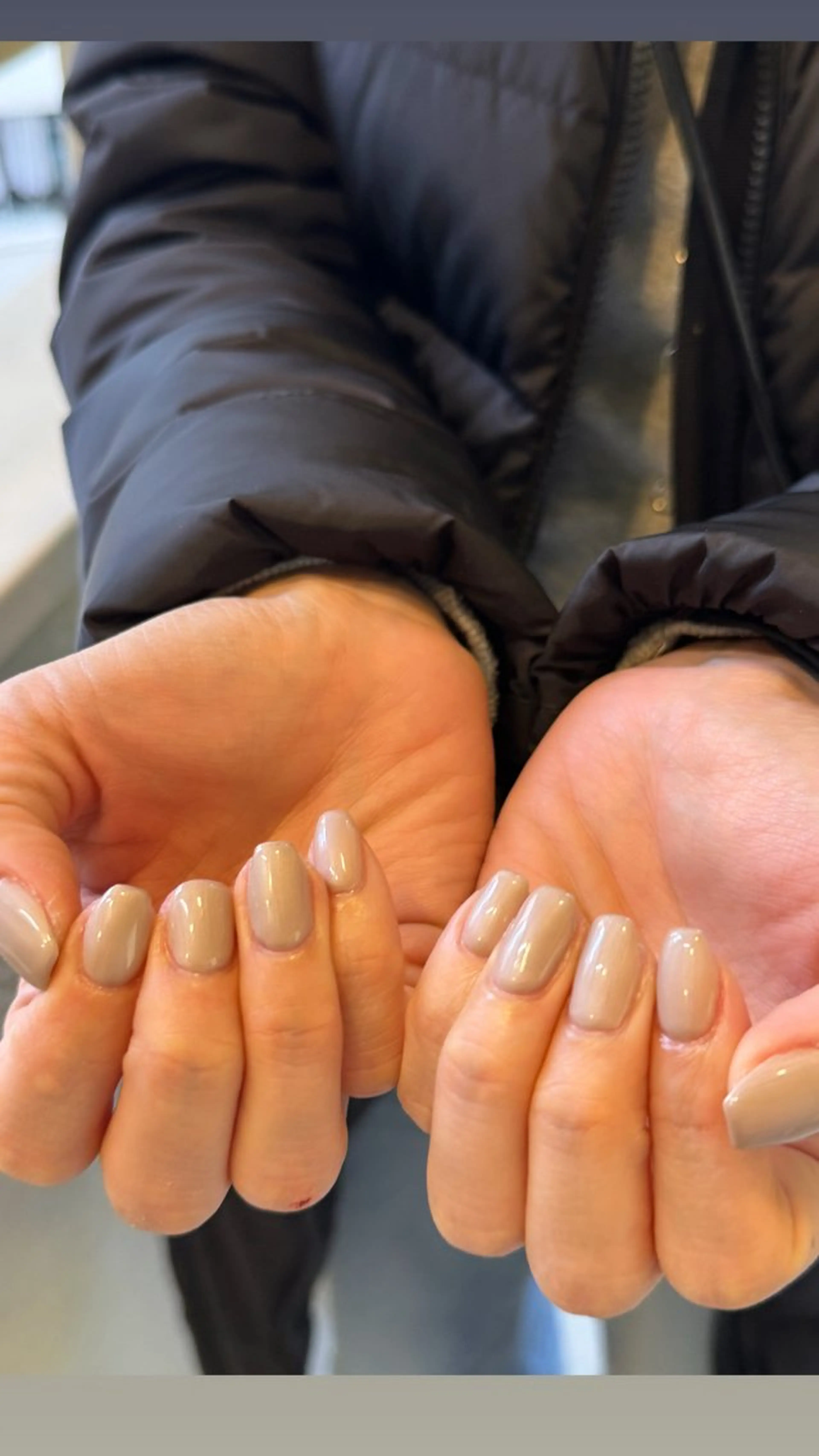 ネイル ワンカラーネイル 五百路 蛍来のネイルデザイン