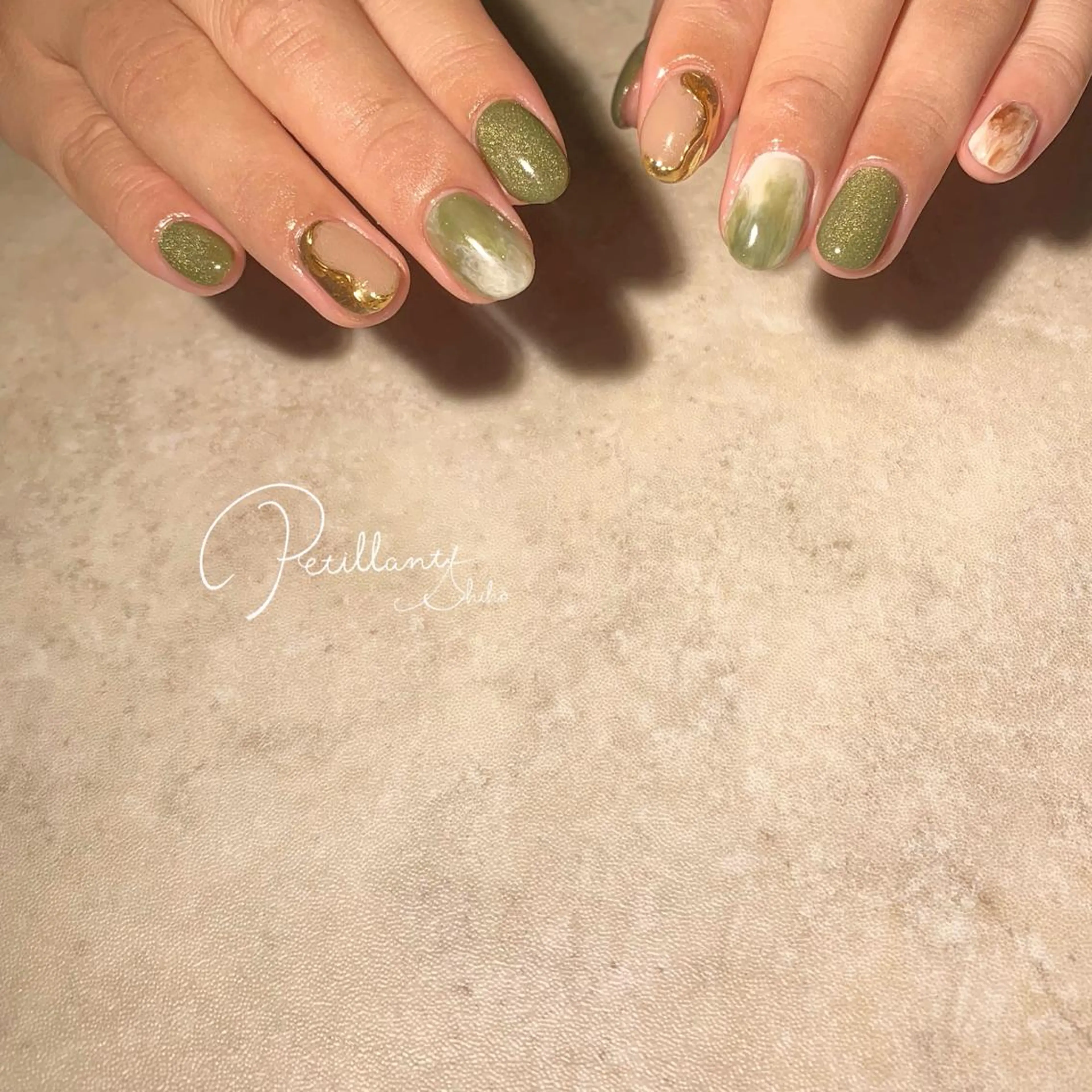 ネイル ゆびのさき所属・shiho /Petillantのネイルデザイン