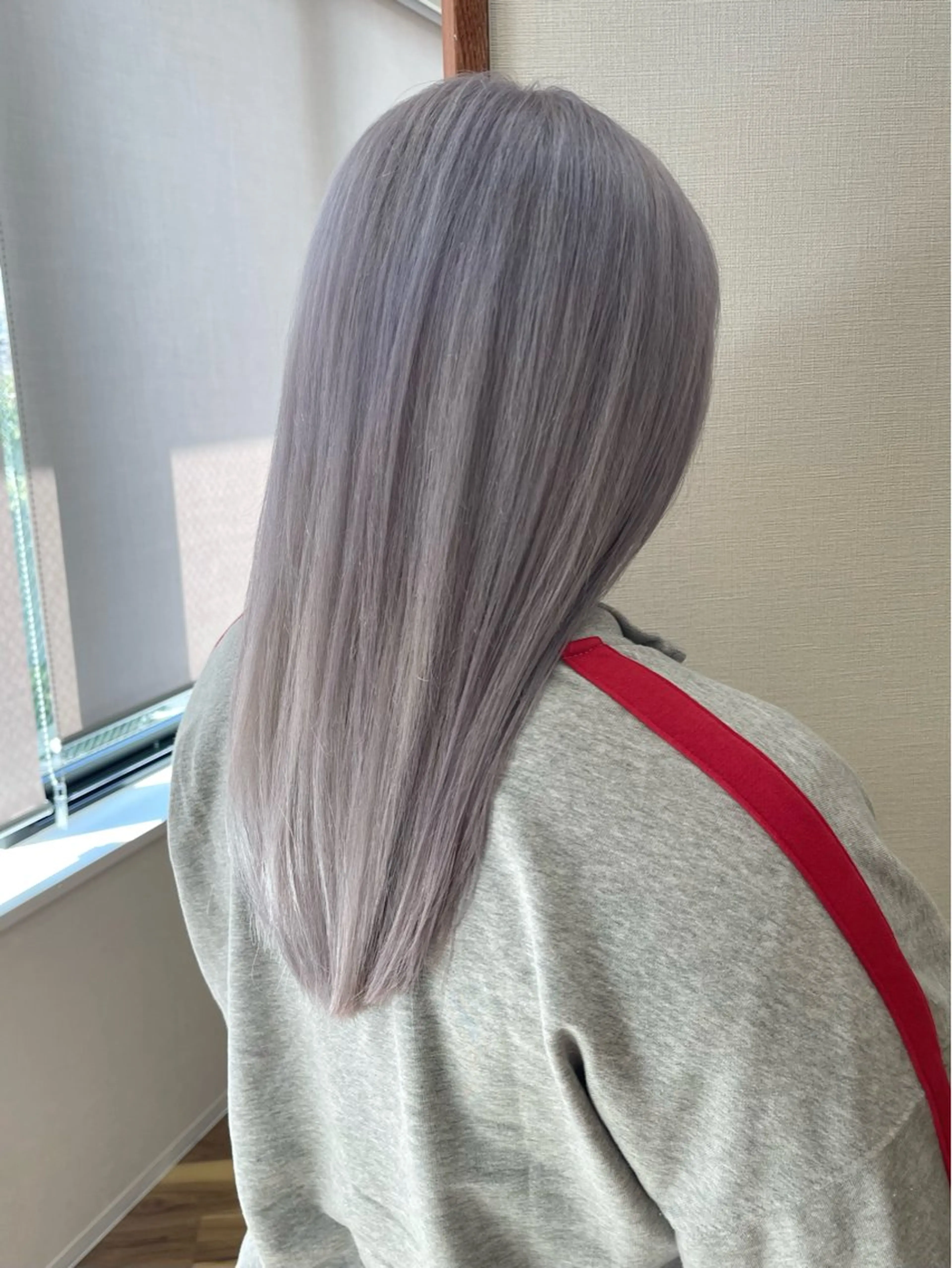 ロング カラー ラベンダーカラー カット ヘアカラー トリートメント 髪質改善カラー ケアブリーチ/タムのヘアスタイル