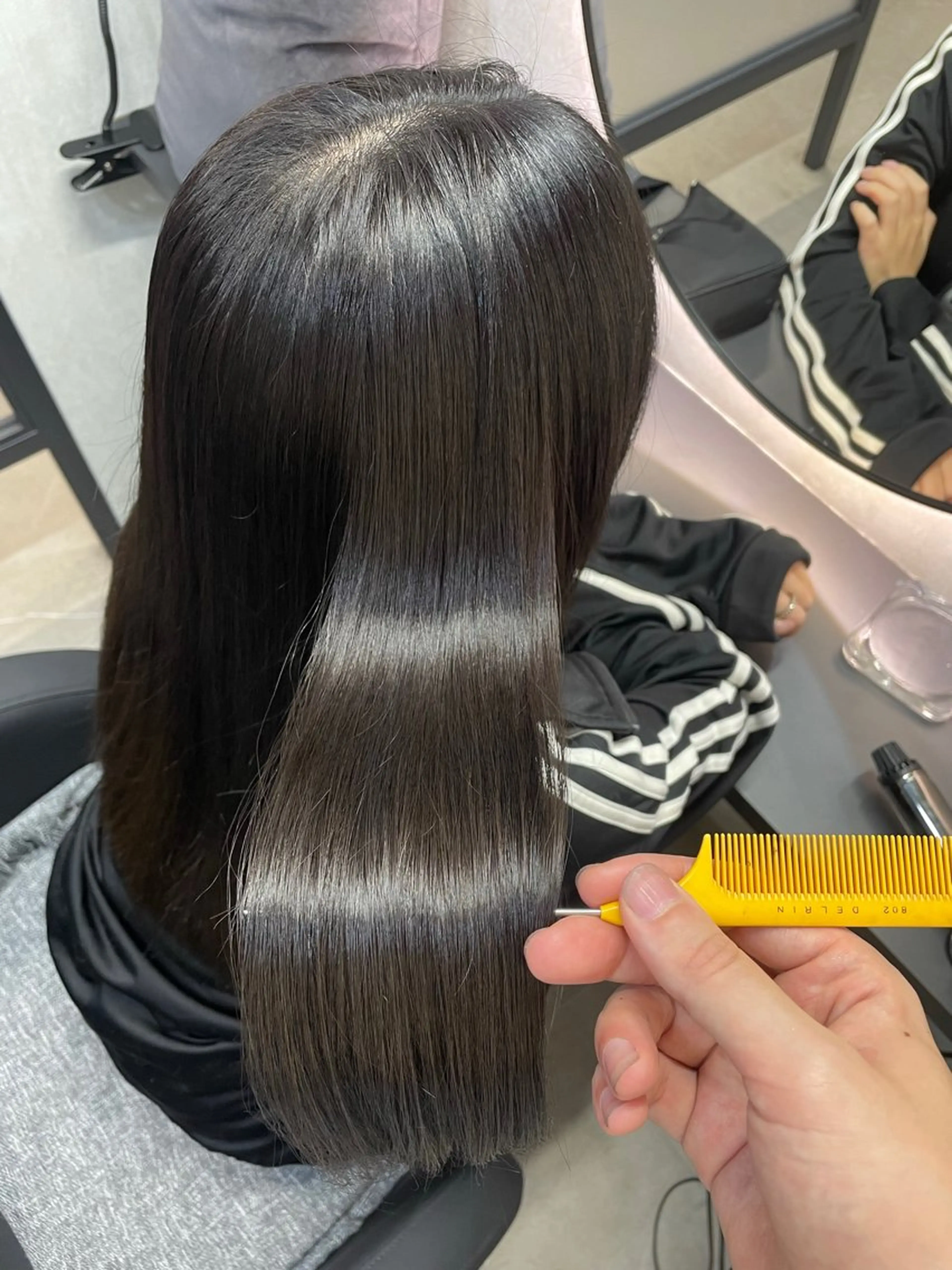 ロング カット 縮毛矯正 トリートメント XYZ所属・縮毛矯正/髪質改善 韓国風/MIKIYAのヘアスタイル