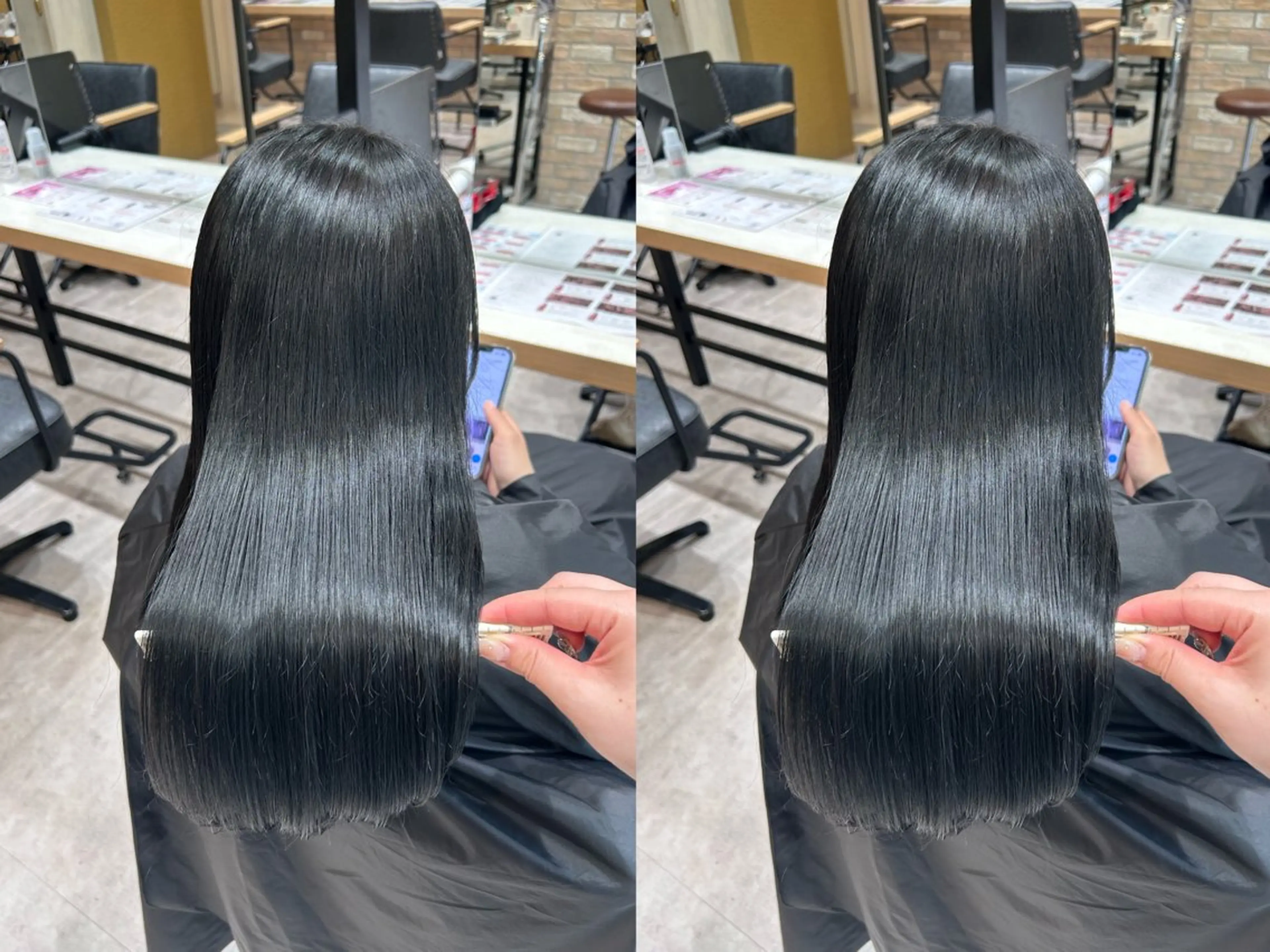 セミロング 【髪質改善】 優菜のヘアスタイル