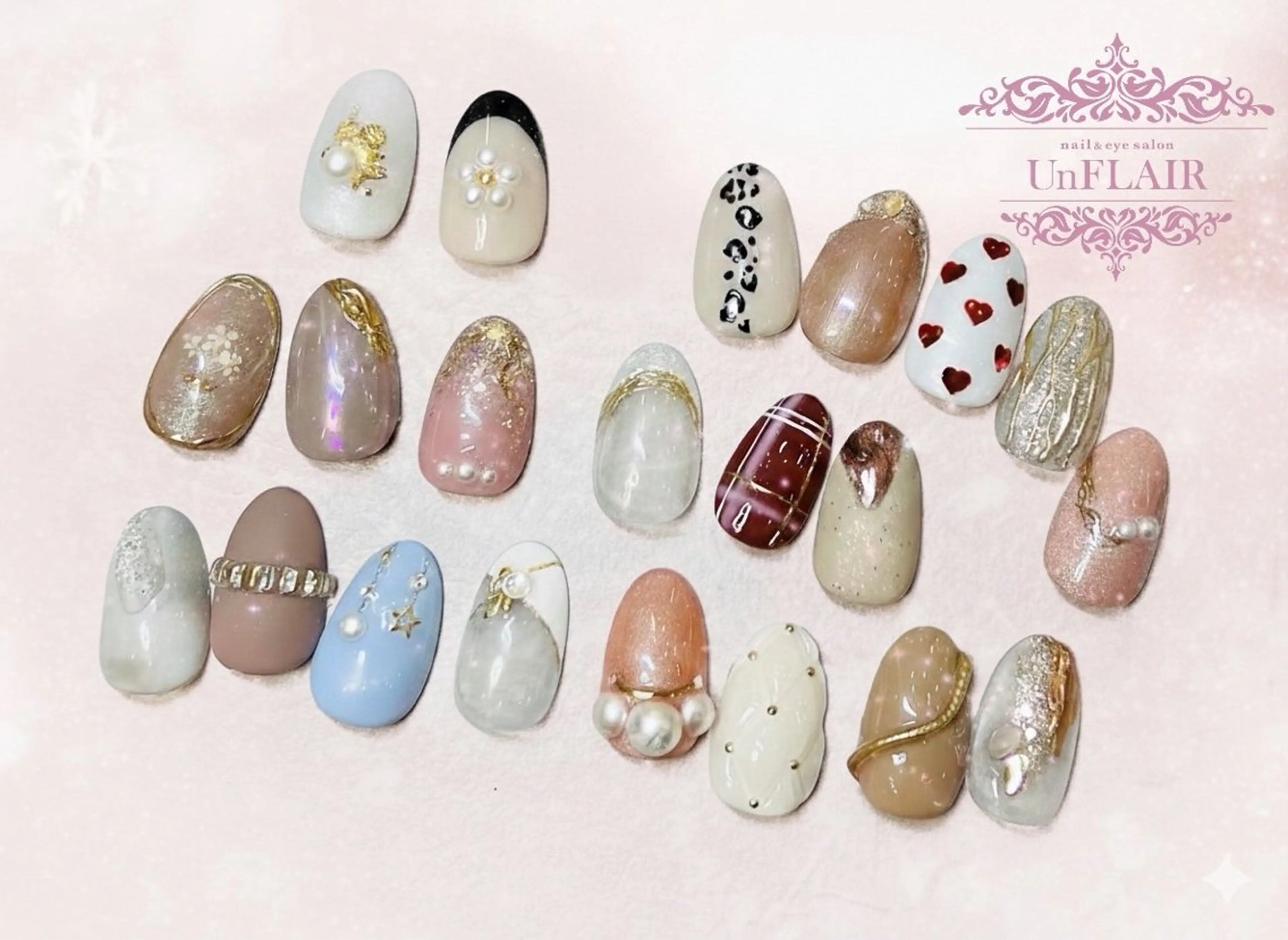 ネイル Nail&eye salon UnFLAIR所属・UnFLAIR HARUKIのネイルデザイン