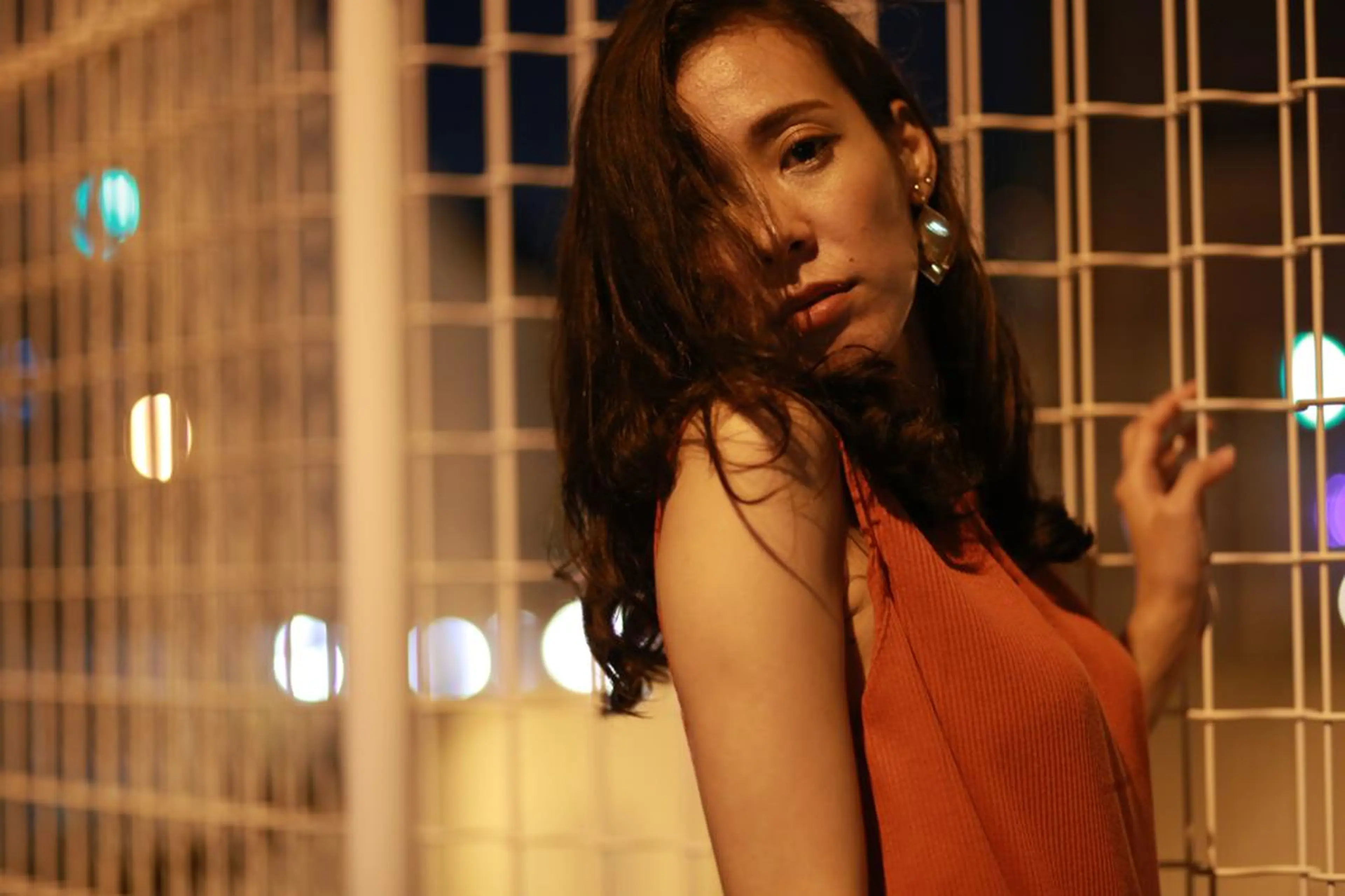 セミロング カラー パーマ 中野 靖志のヘアスタイル