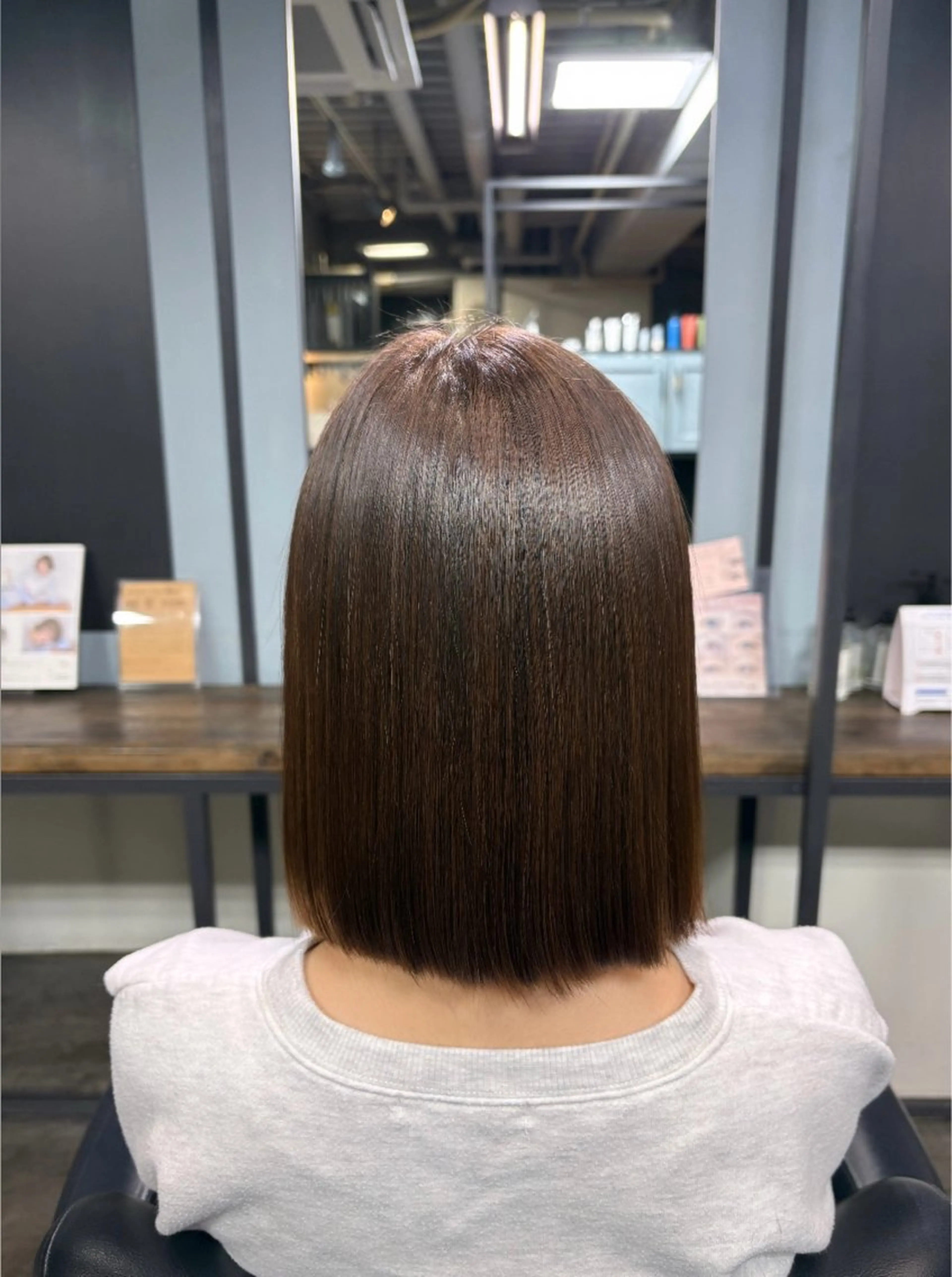 縮毛矯正 ユイカ🐮暖色カラー / 再現スタイルのヘアスタイル