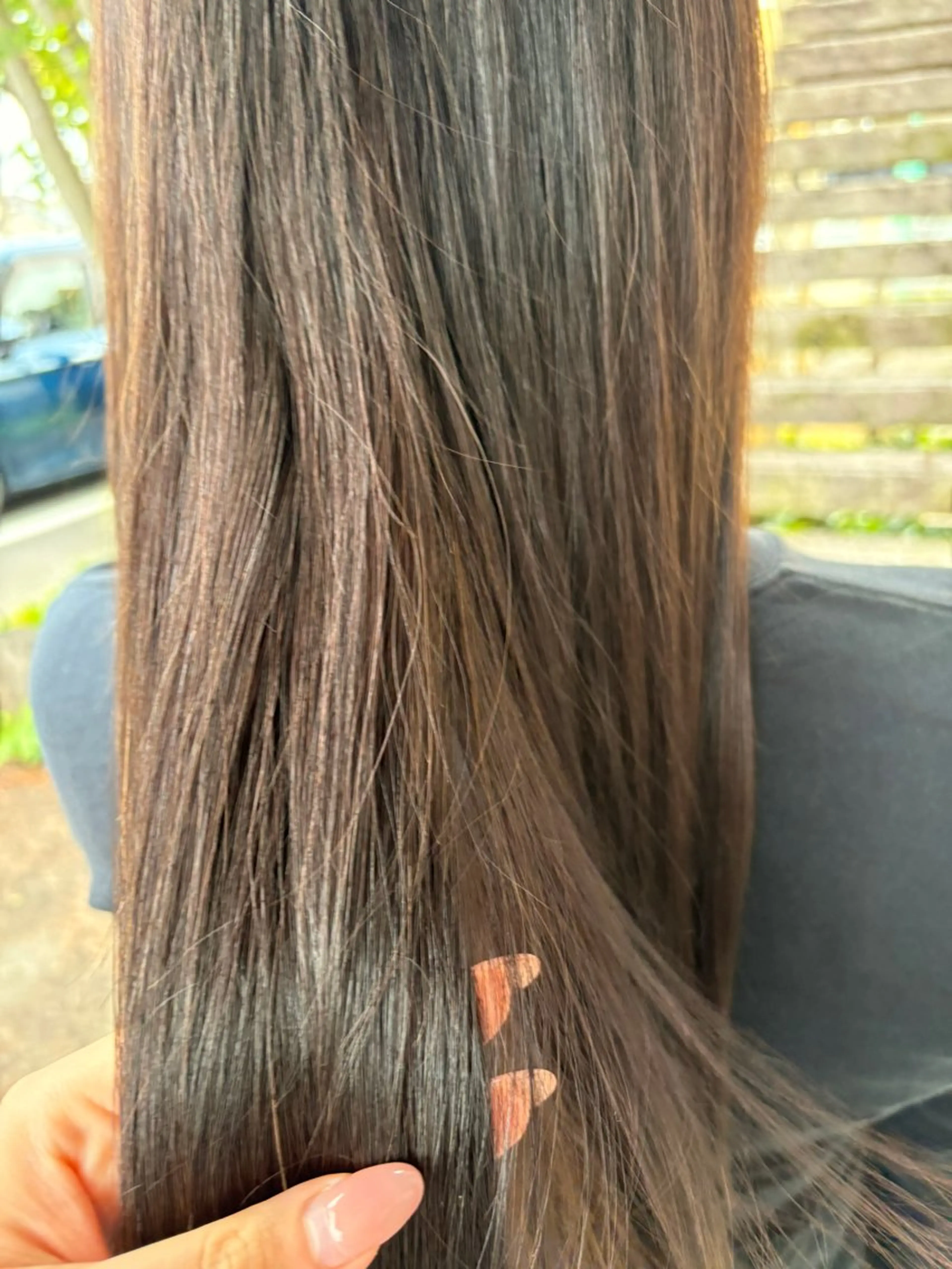 ロング ヘアカラー ルプラボウ すぎやまみほのヘアスタイル