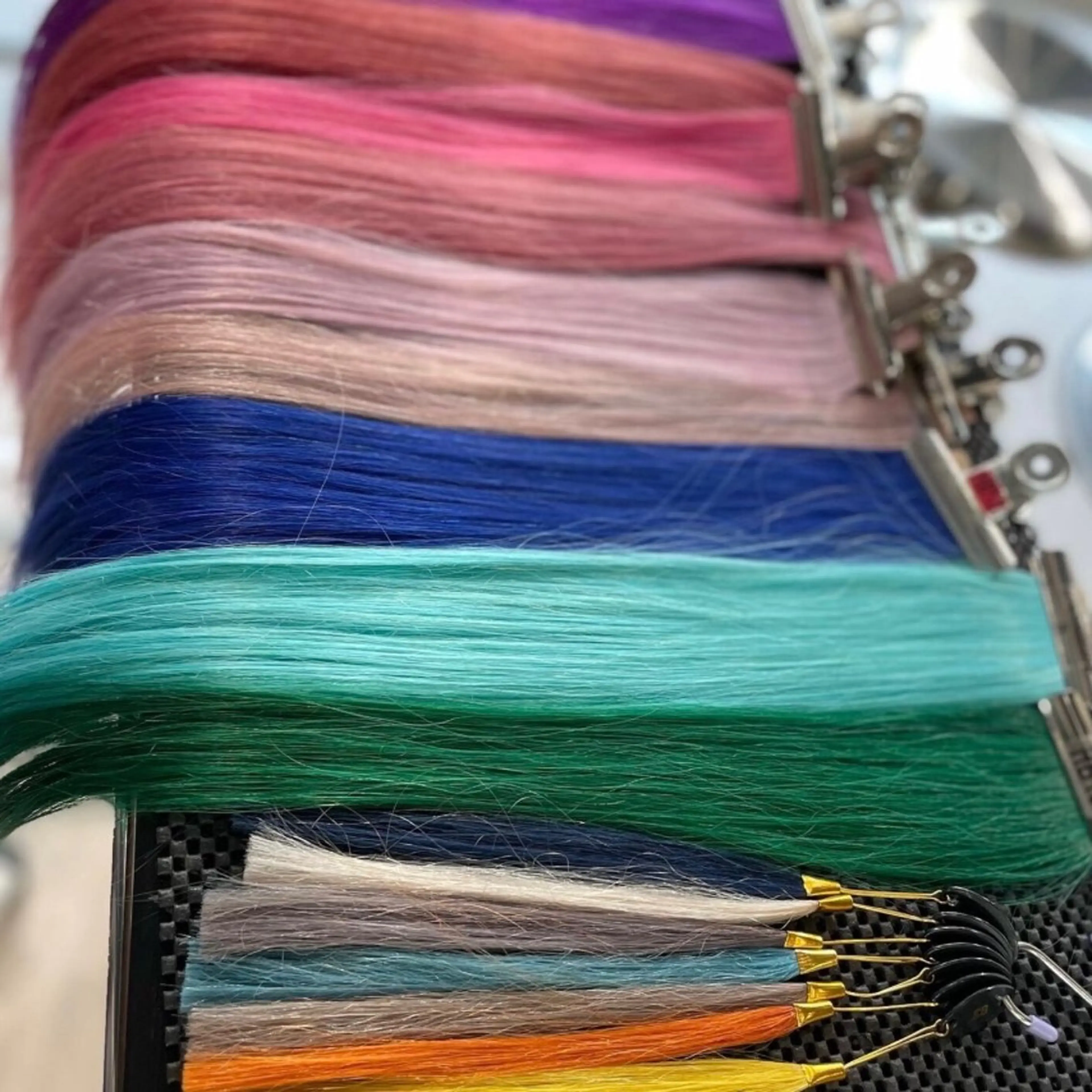 ロング カラー イヤリングカラー インナーカラー エクステ エクステ 🦋美髪/エクステ 🦋アベイクミのヘアスタイル