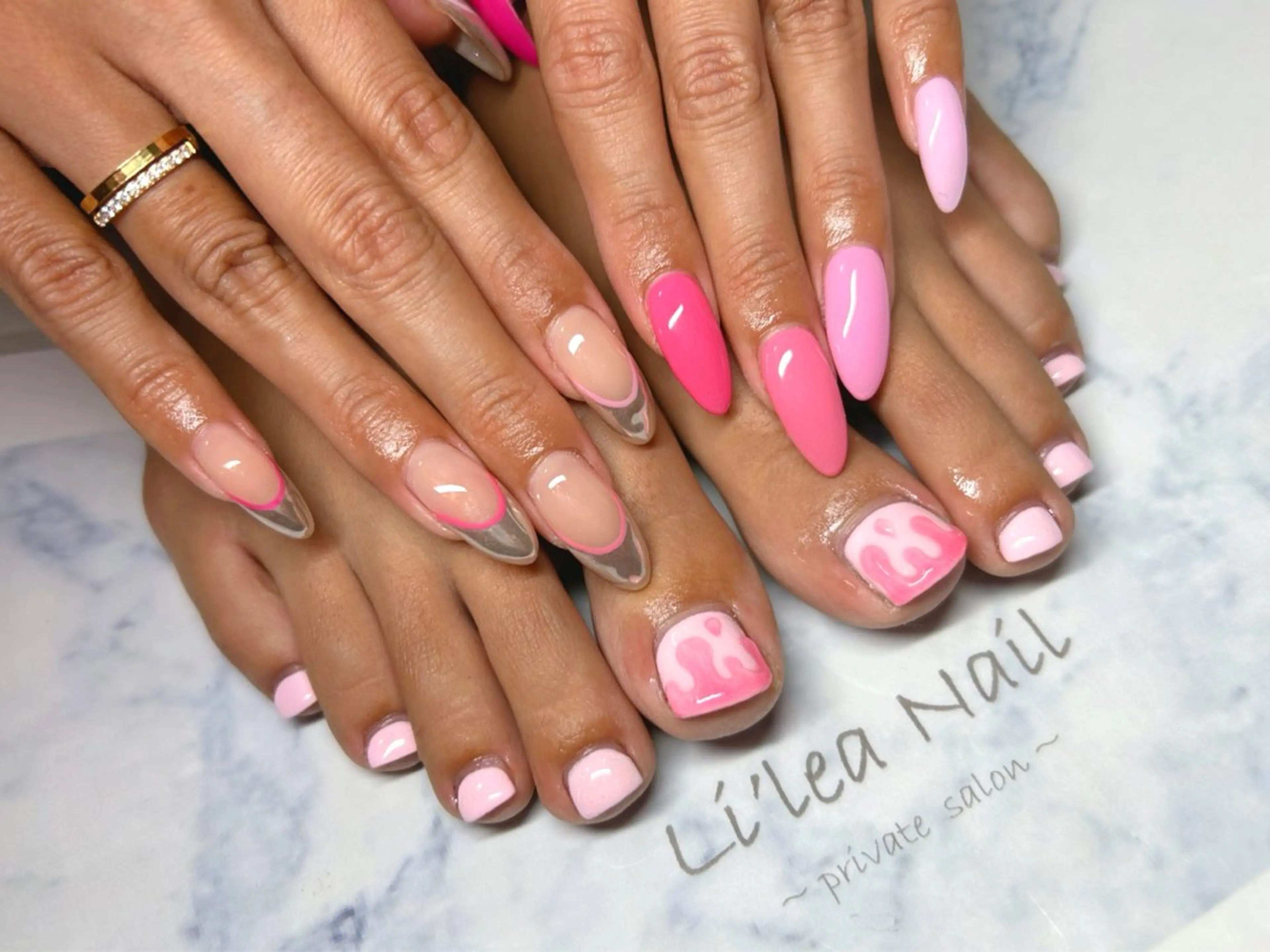 ネイル Li'leaNail AINAのネイルデザイン