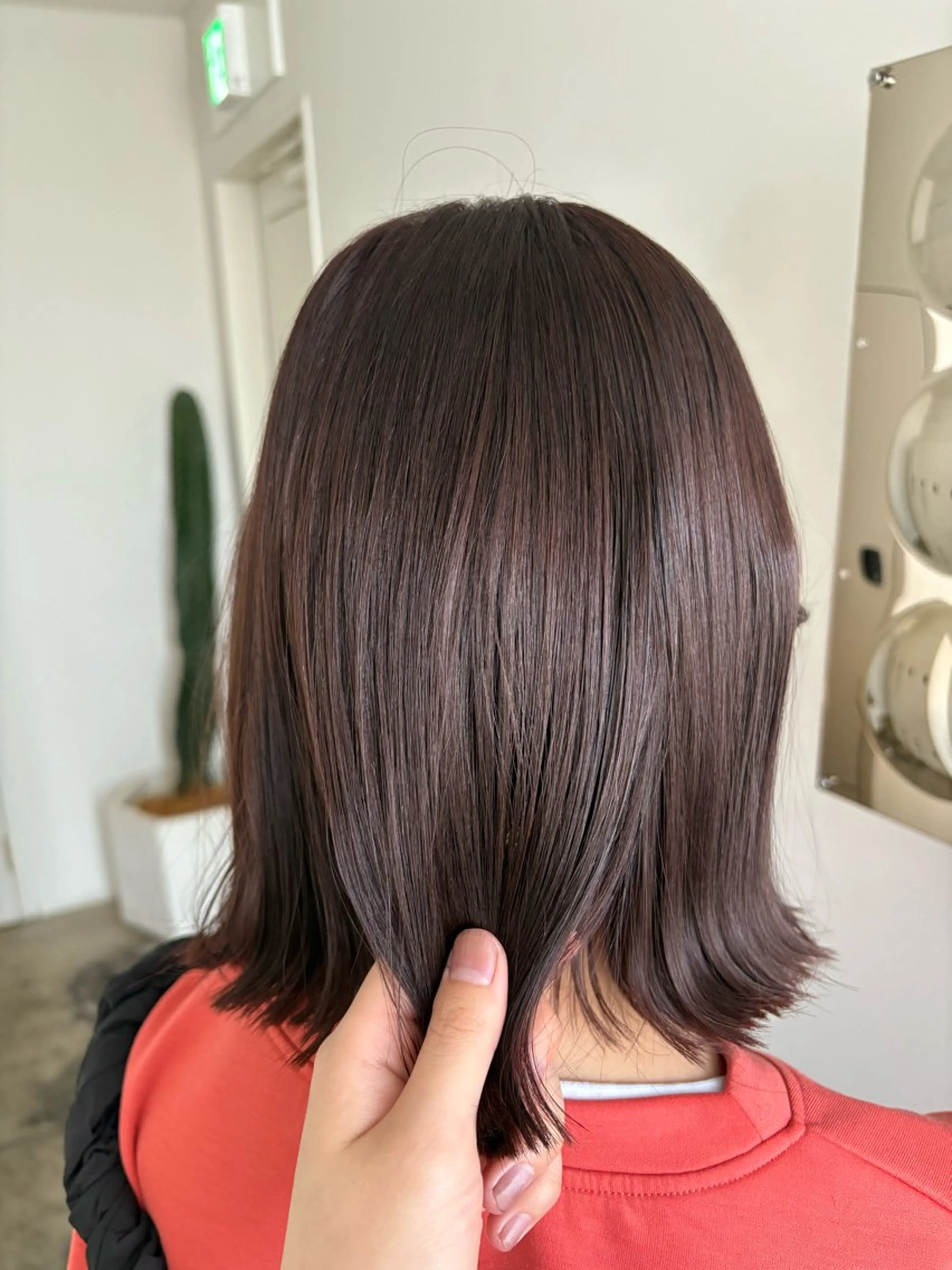 セミロング 大阪/梅田 ヨシノヒメカのヘアスタイル