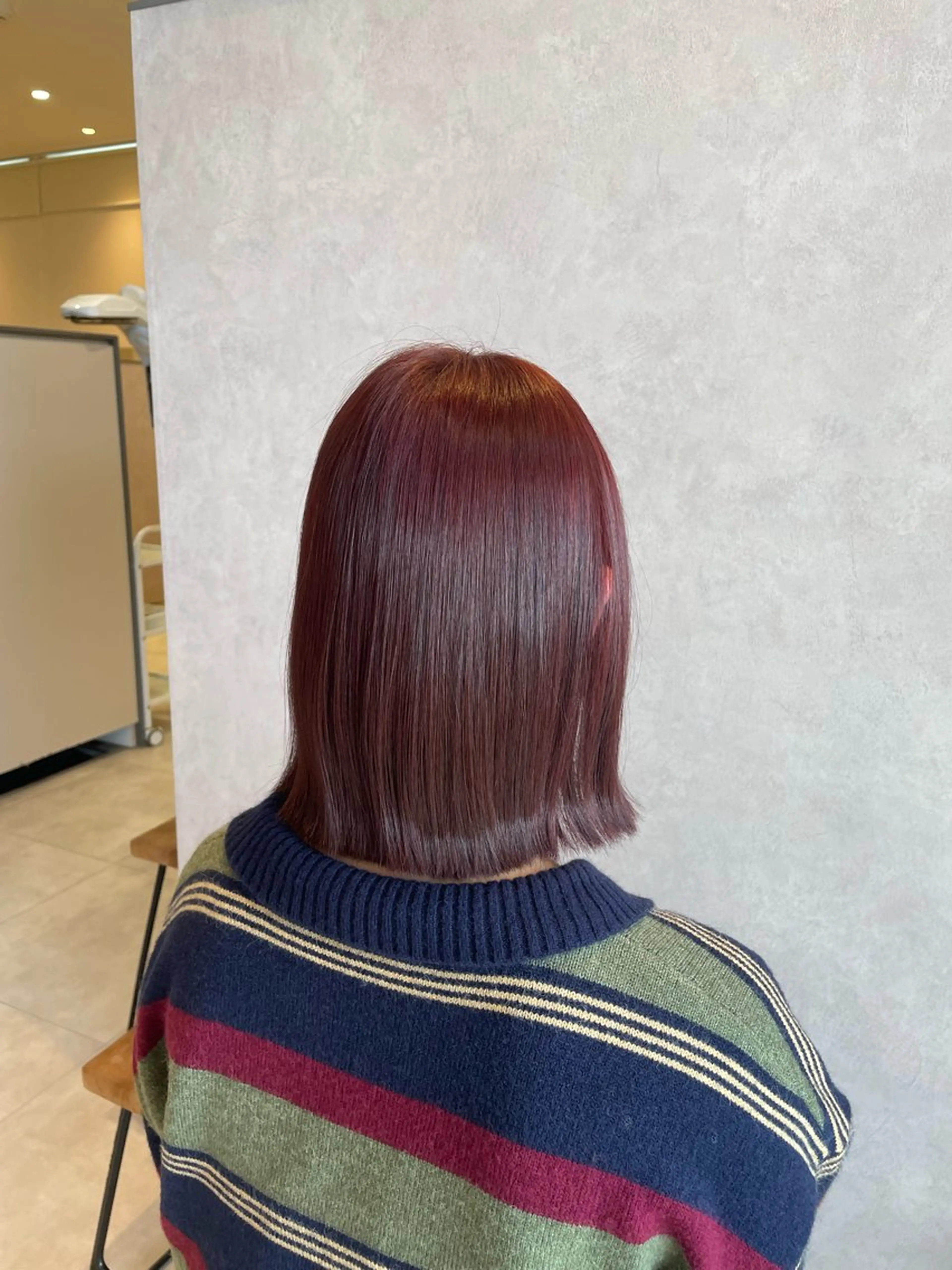 ブリーチなしダブルカラーの写真