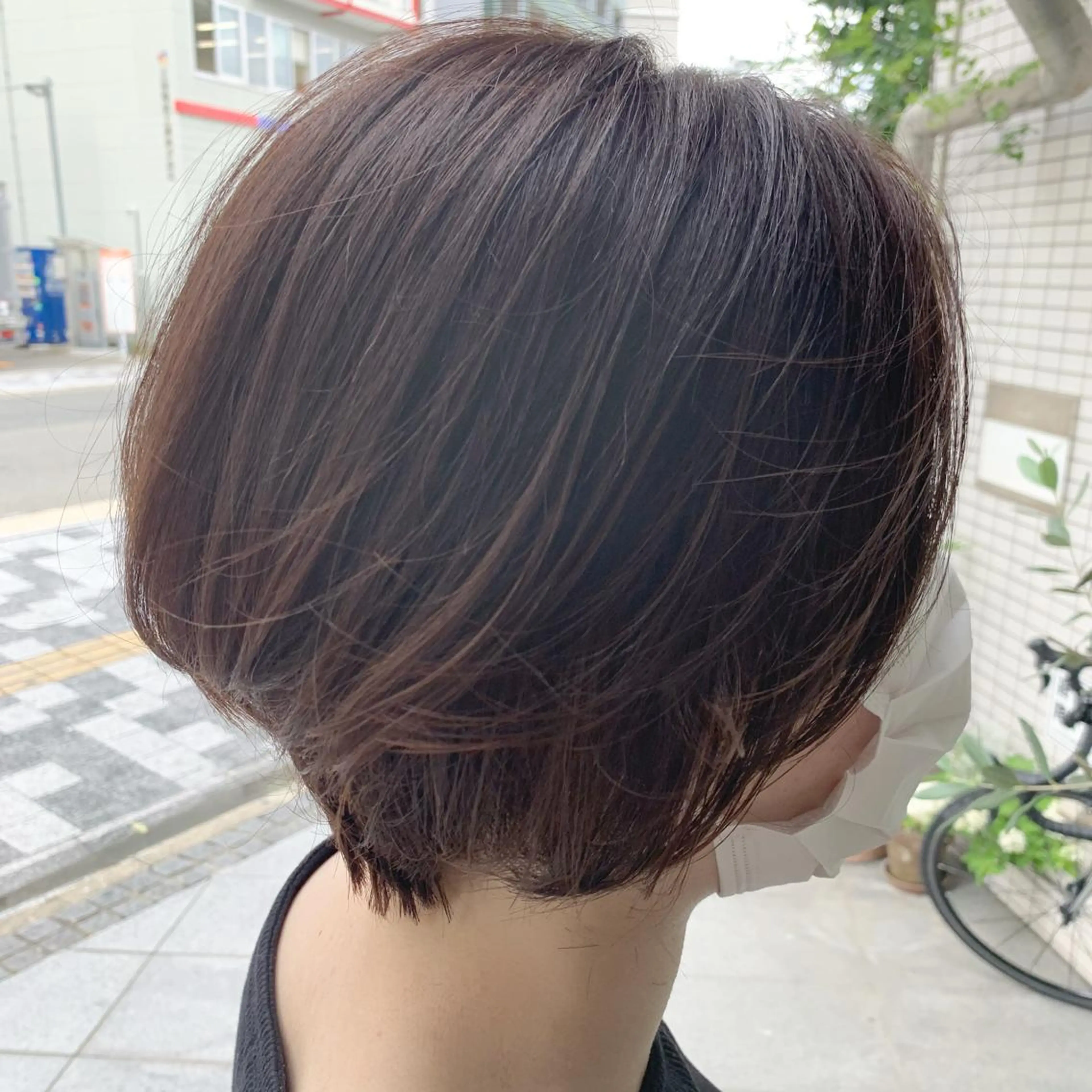 ショート カラー カット ヘアカラー fio マナミのヘアスタイル
