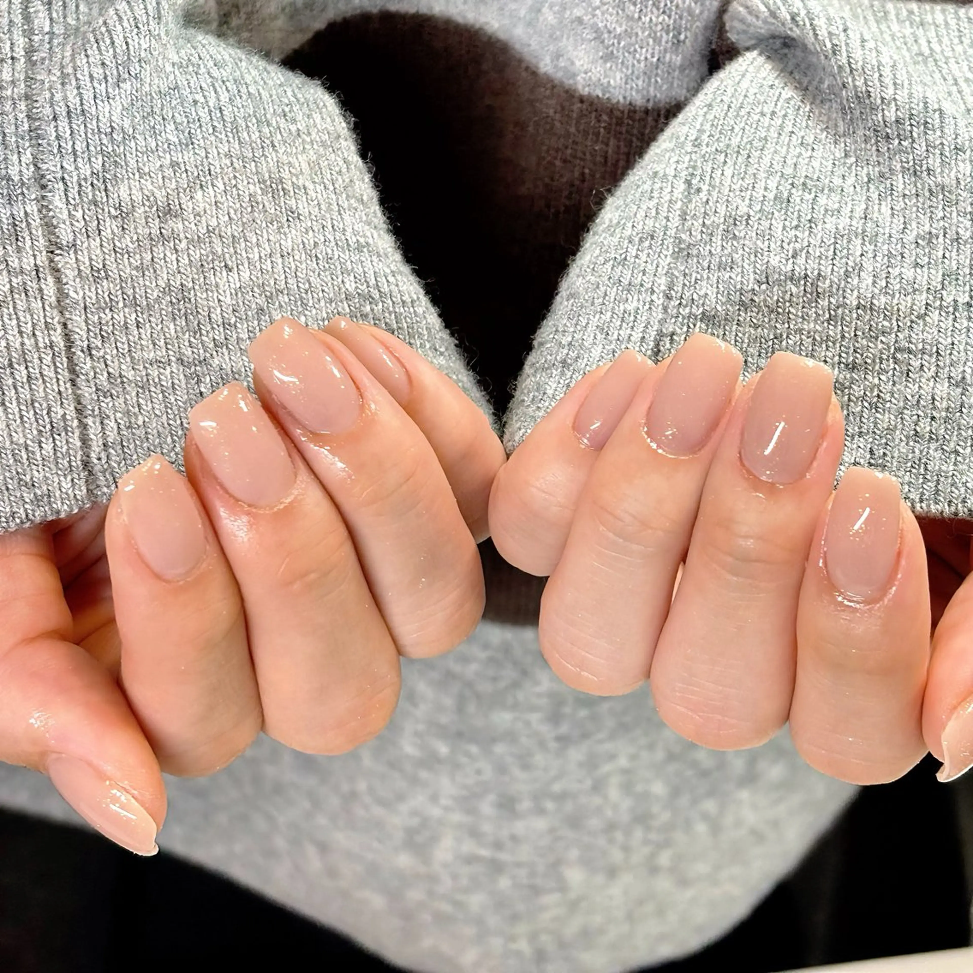 ネイル オーロラネイル チークネイル フレンチネイル マグネットネイル ピンク ハンドネイル ハンドケア 🫧OPELIA NAIL渋谷🫧のネイルデザイン