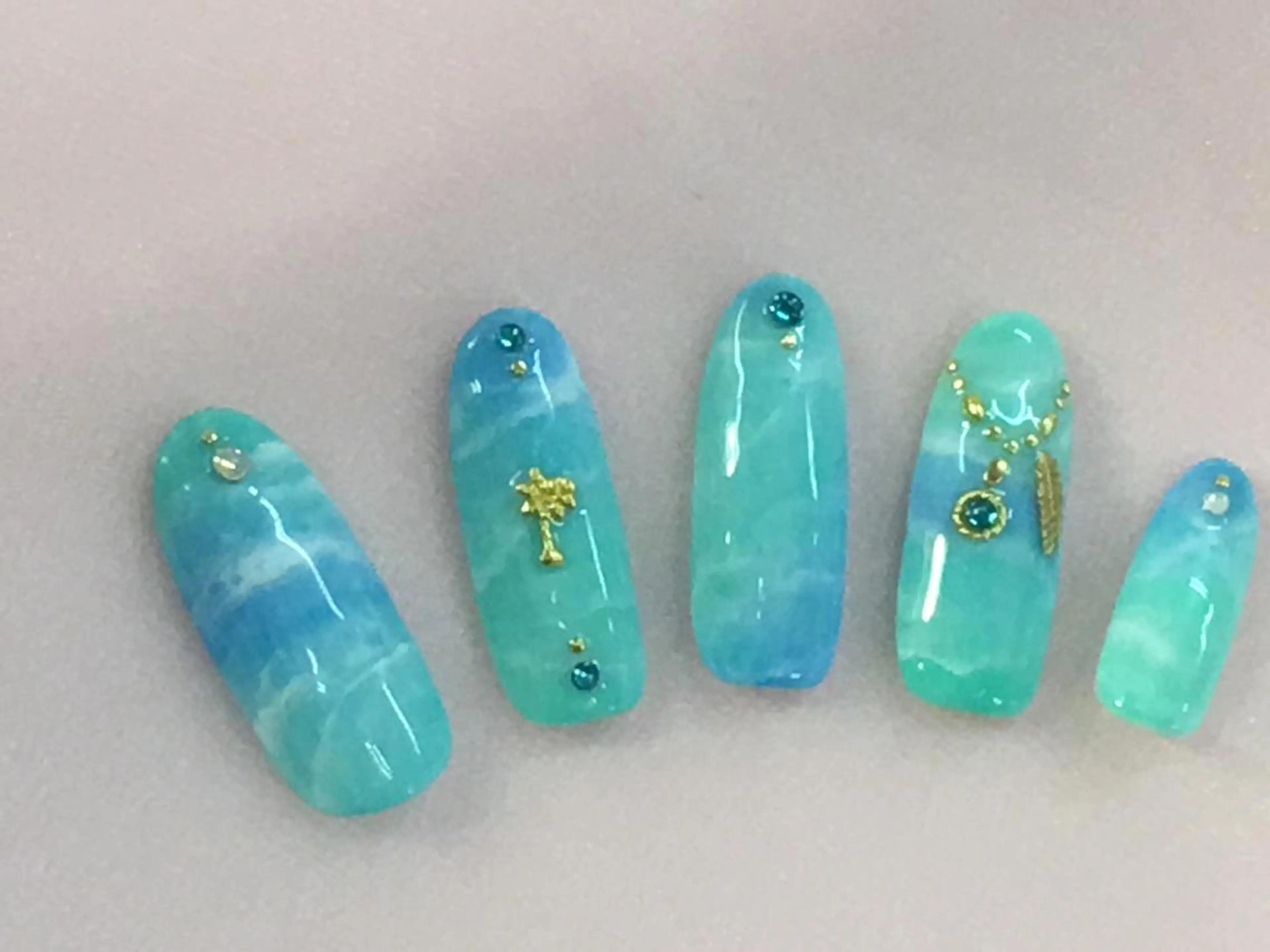 ロング カラー ネイル NAILSGOGO shibuyaのネイルデザイン