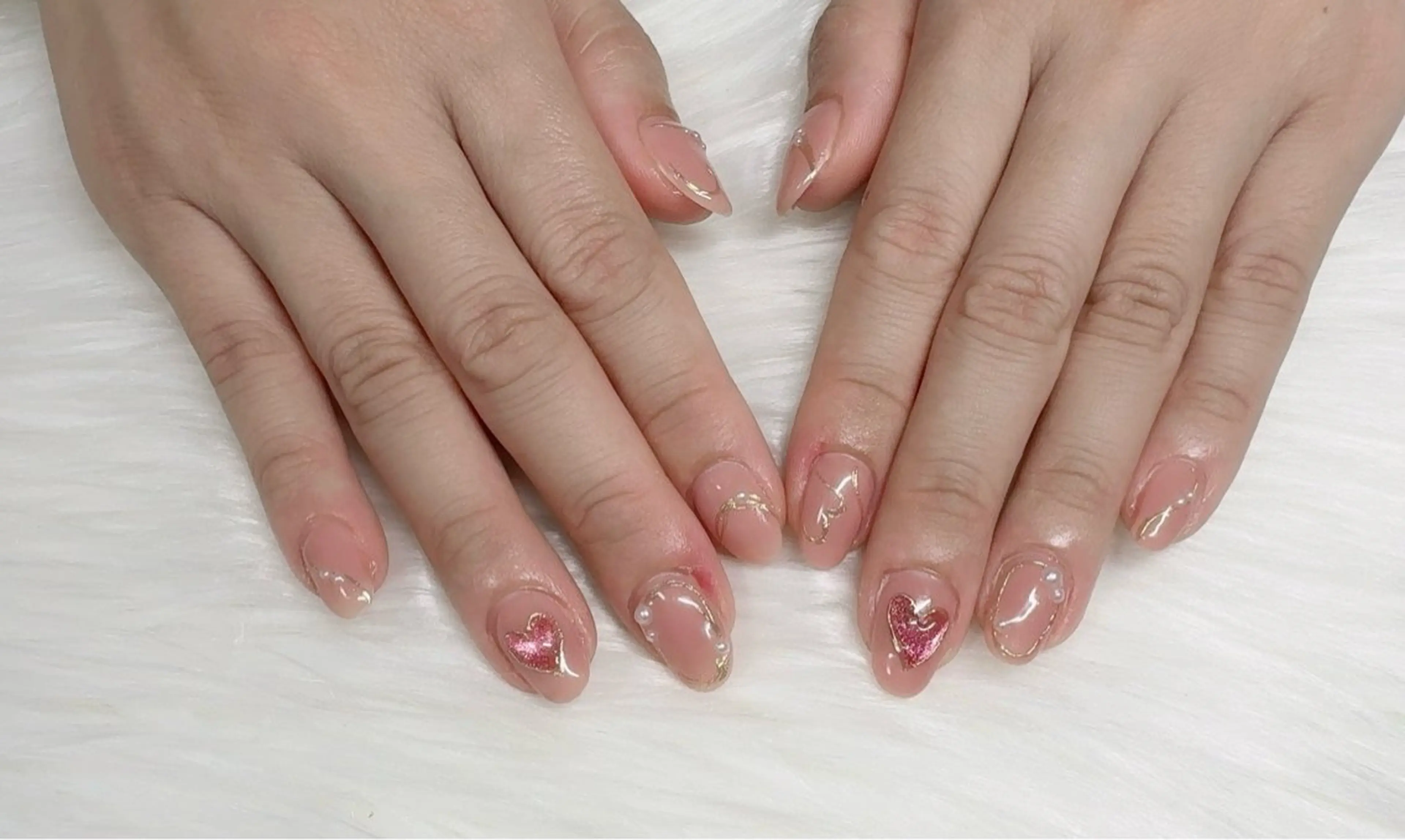 ネイル 持ち込み バレンタイン ハッピーネイル所属・ハッピーネイル 蘭のネイルデザイン