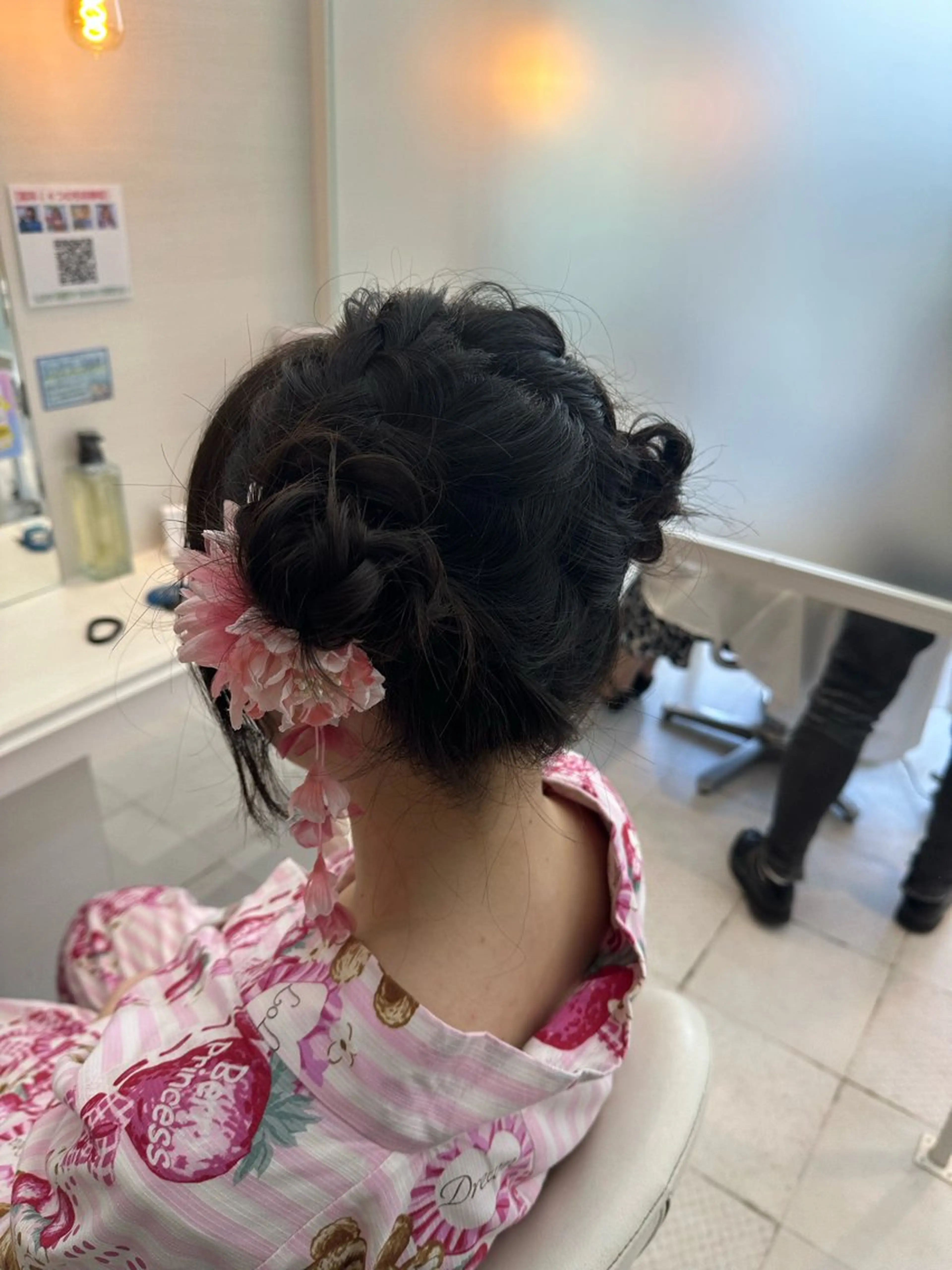 ミディアム ヘアアレンジ ヘアセット エクステ♡ヘアメ 内村麻衣のヘアスタイル