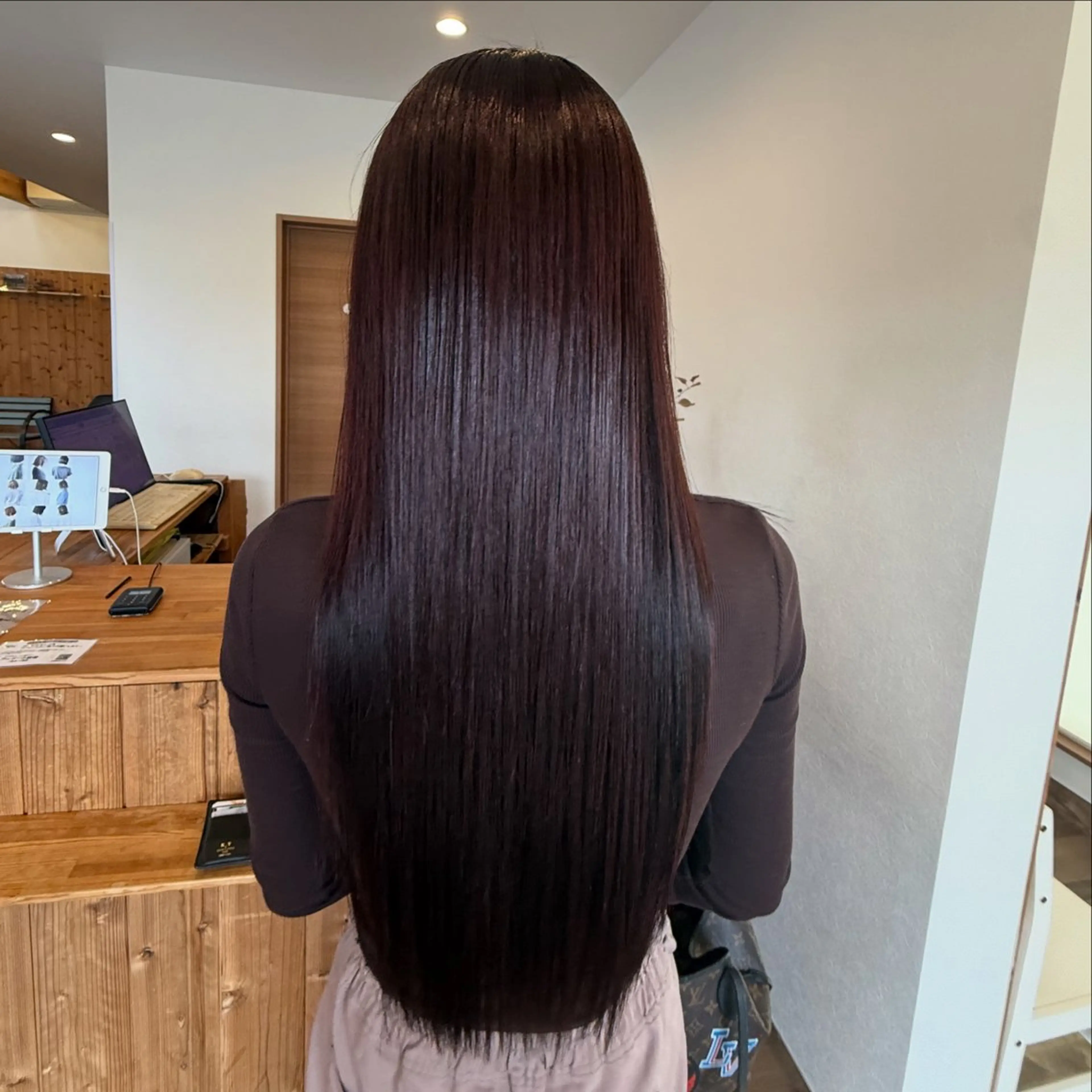 カラー ヘアカラー タガミ リンカのヘアスタイル