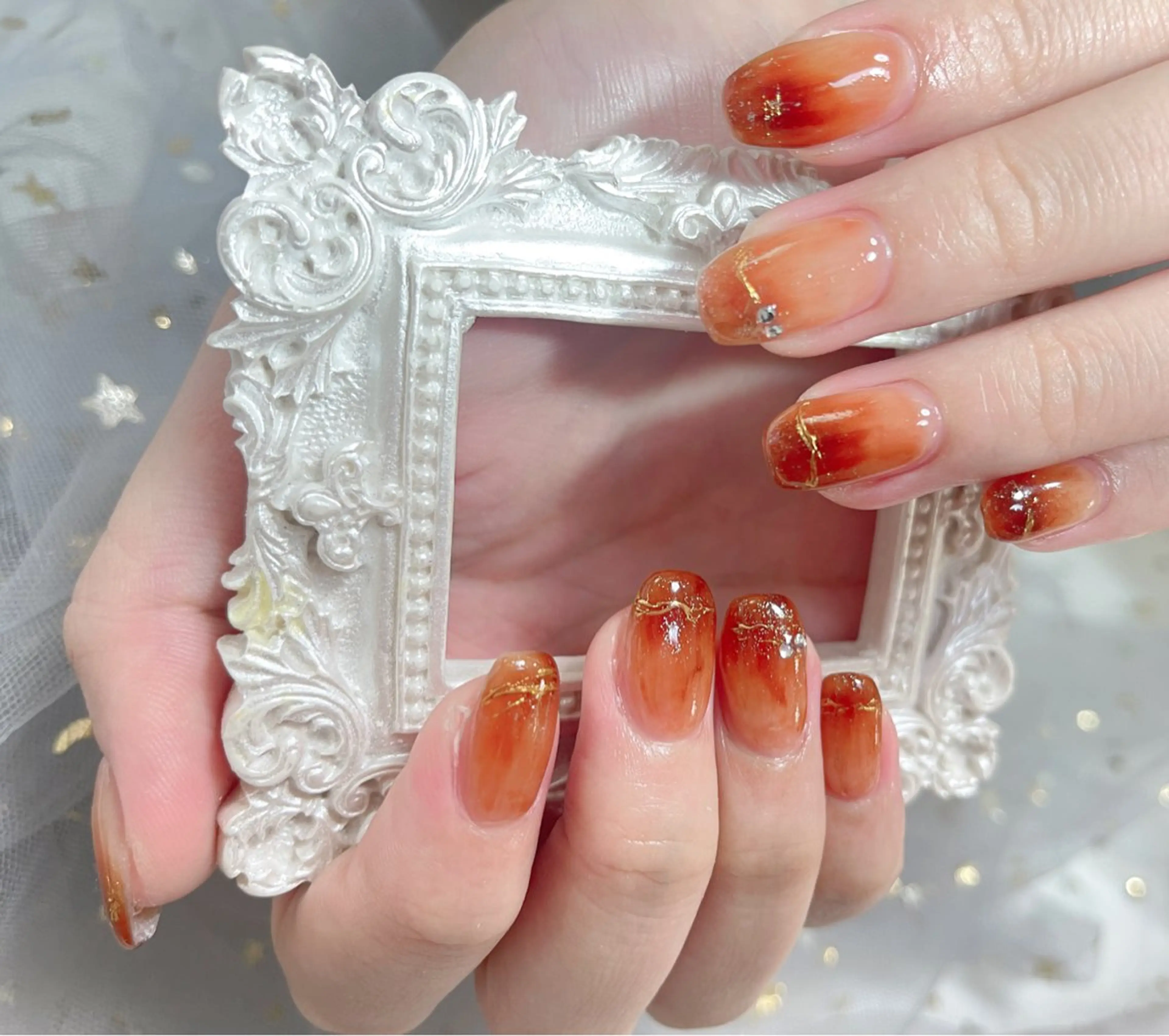 ネイル ハンドネイル 🎀ネイルサロン エクラYUI🎀のネイルデザイン