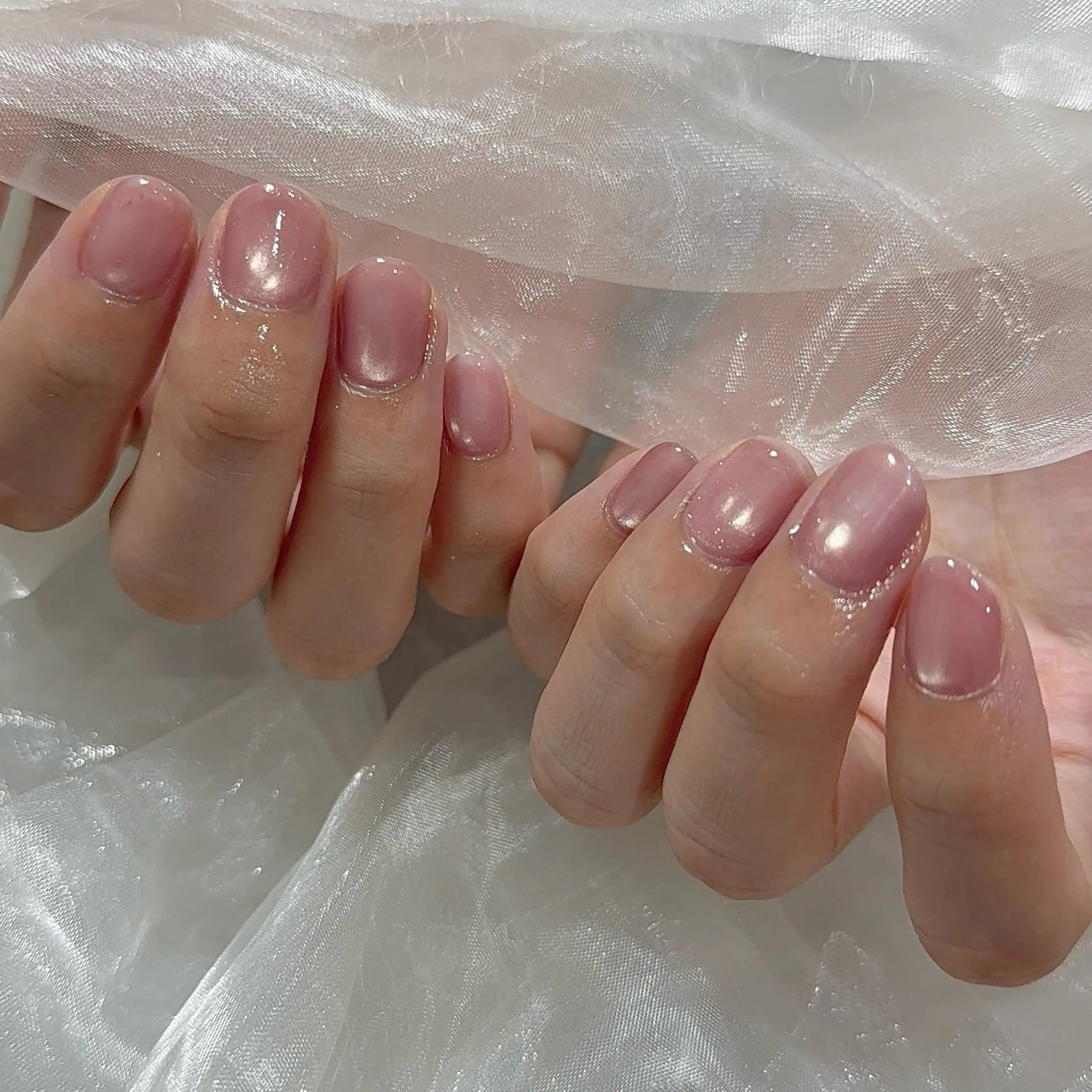 ネイル チークネイル 長さ出し フットネイル フレンチネイル ジェルネイル ハンドネイル Reilly nail.所属・Reillynail レイリーネイルのネイルデザイン