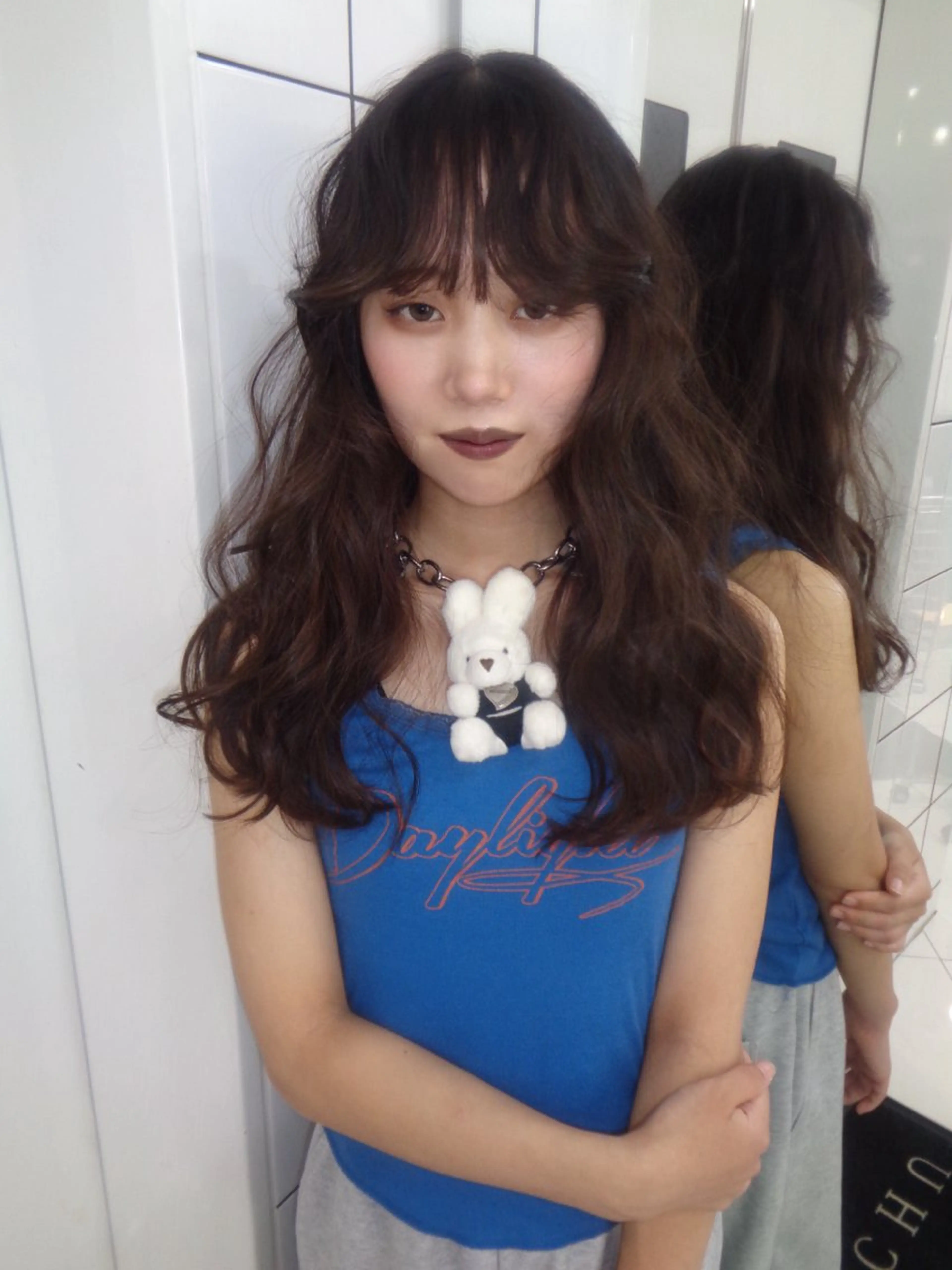 ロング カラー ヘアアレンジ カラー特化🎀/ 艶カラー🫧渋谷のヘアスタイル