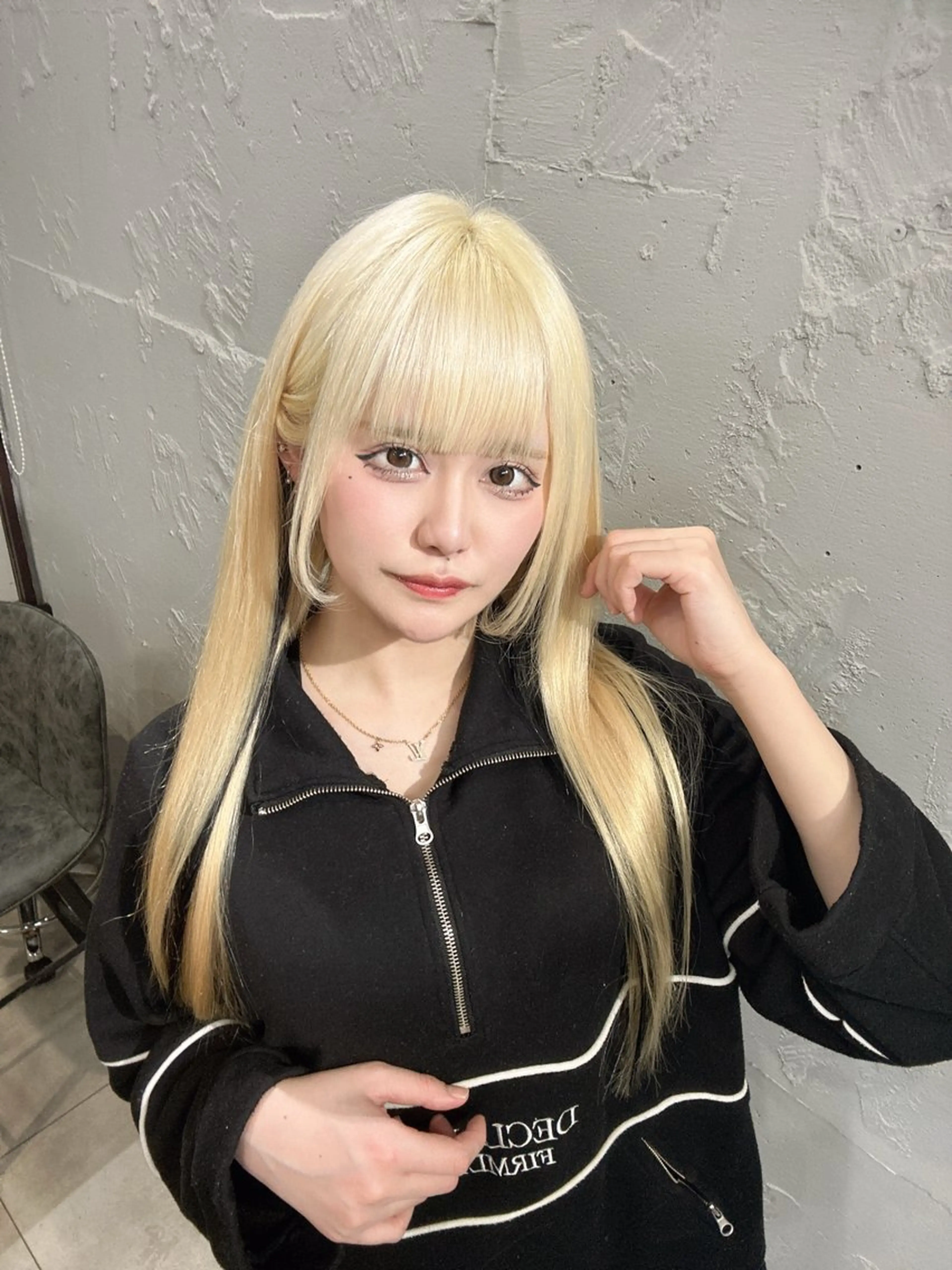 ロング カラー プルエクステ ブロンド ボブ エクステ 🪡プルエクステ🪡 カラエク評価◎ユウゴのヘアスタイル