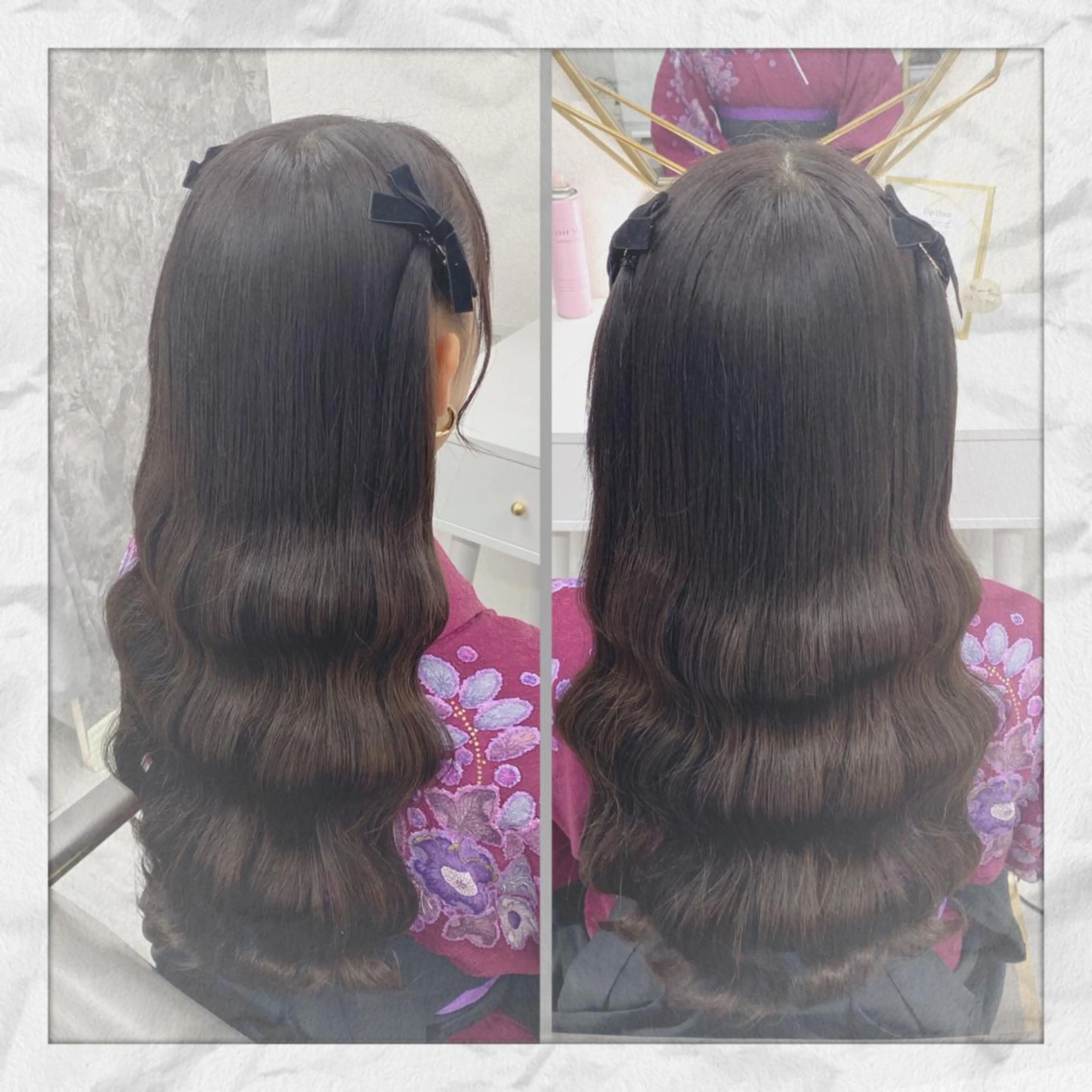 ロング ヘアアレンジ ヘアセット ヘアセット/着付け 𓇼 松本 夏美𓇼のヘアスタイル