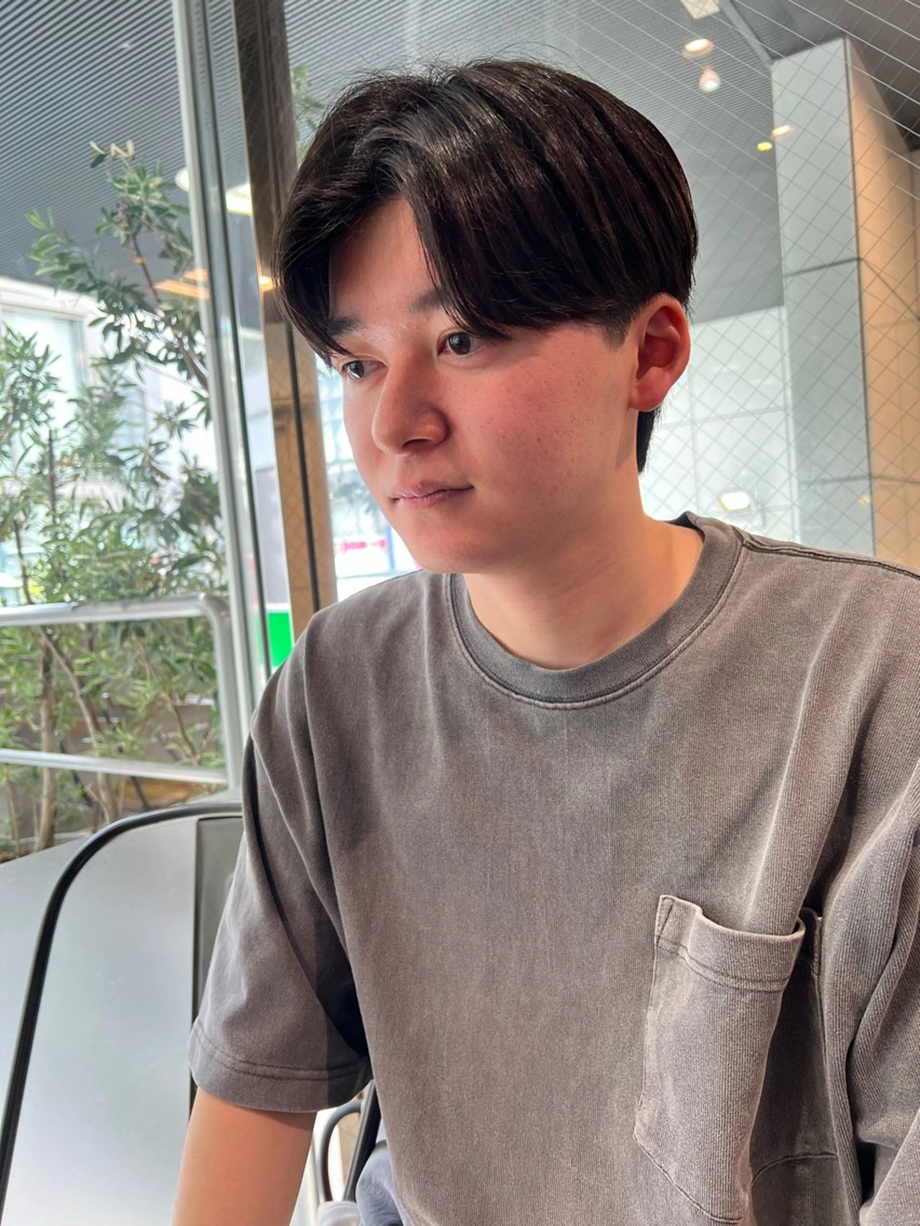 ショート メンズ Rei/ 縮毛矯正/ ハイライトカラー募集のヘアスタイル