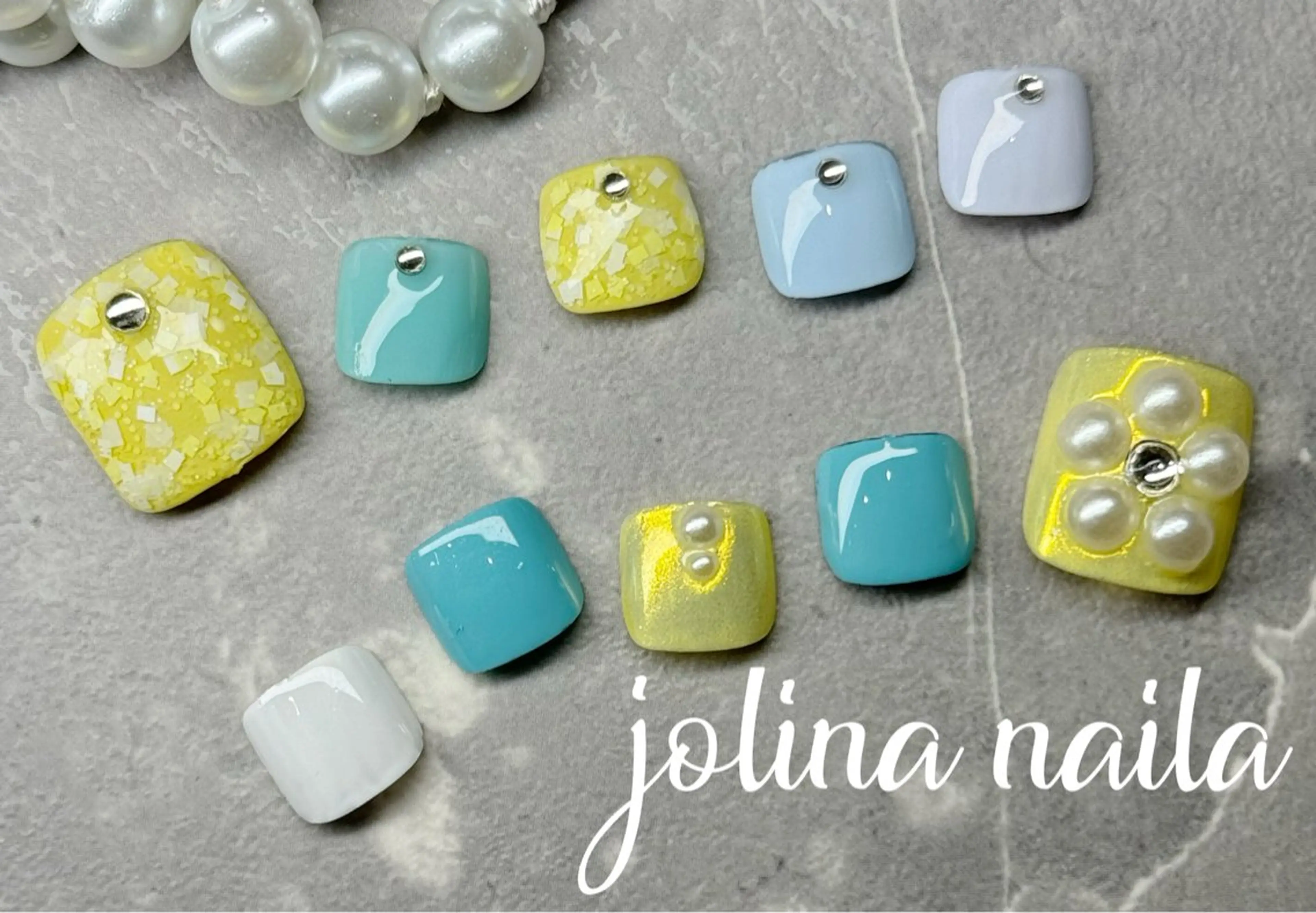 ネイル スカルプネイル ネイルチップ フットネイル jolina nails鶴見店のネイルデザイン
