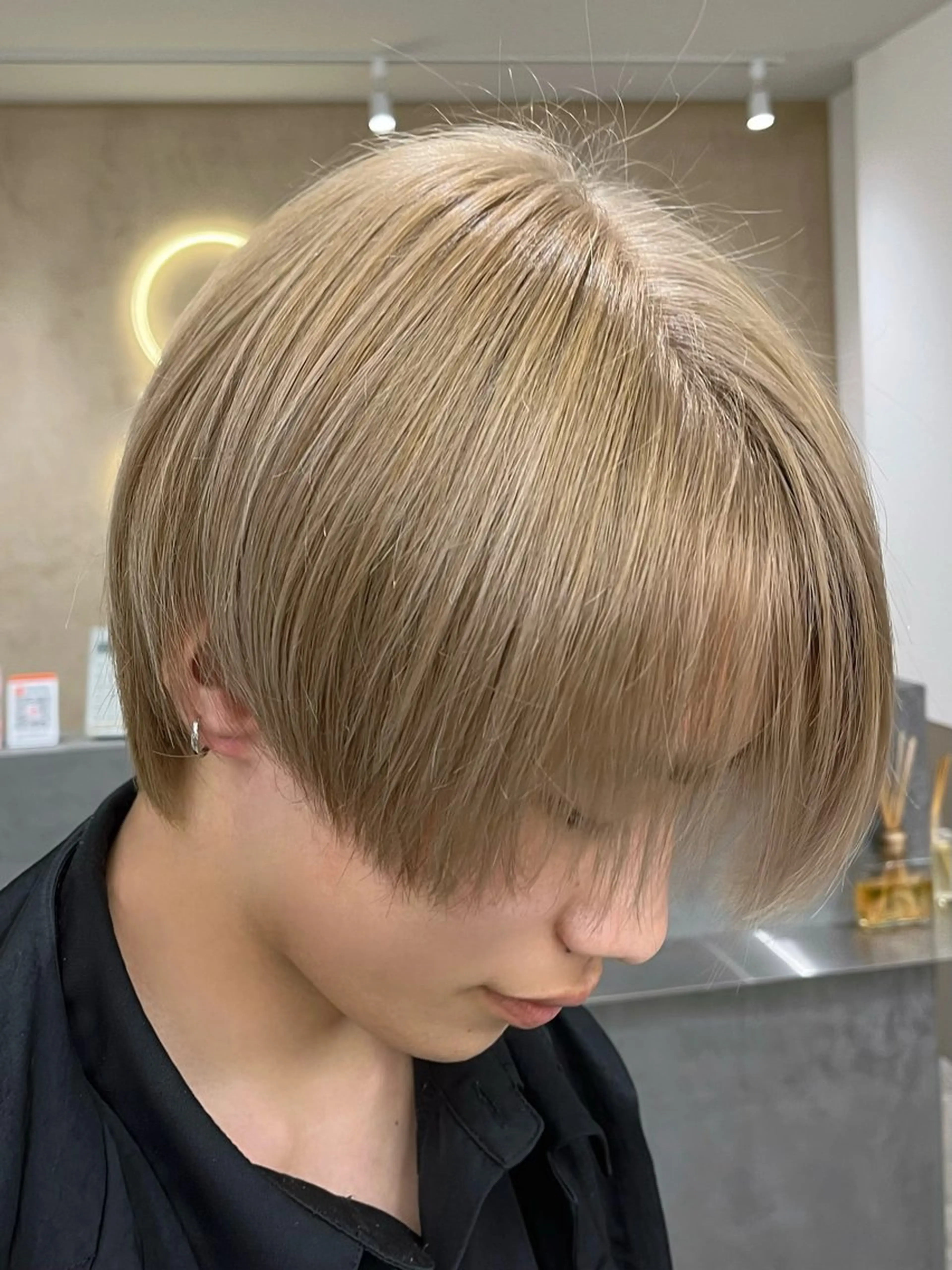 カラー ショート/ 似合わせカットモカのヘアスタイル