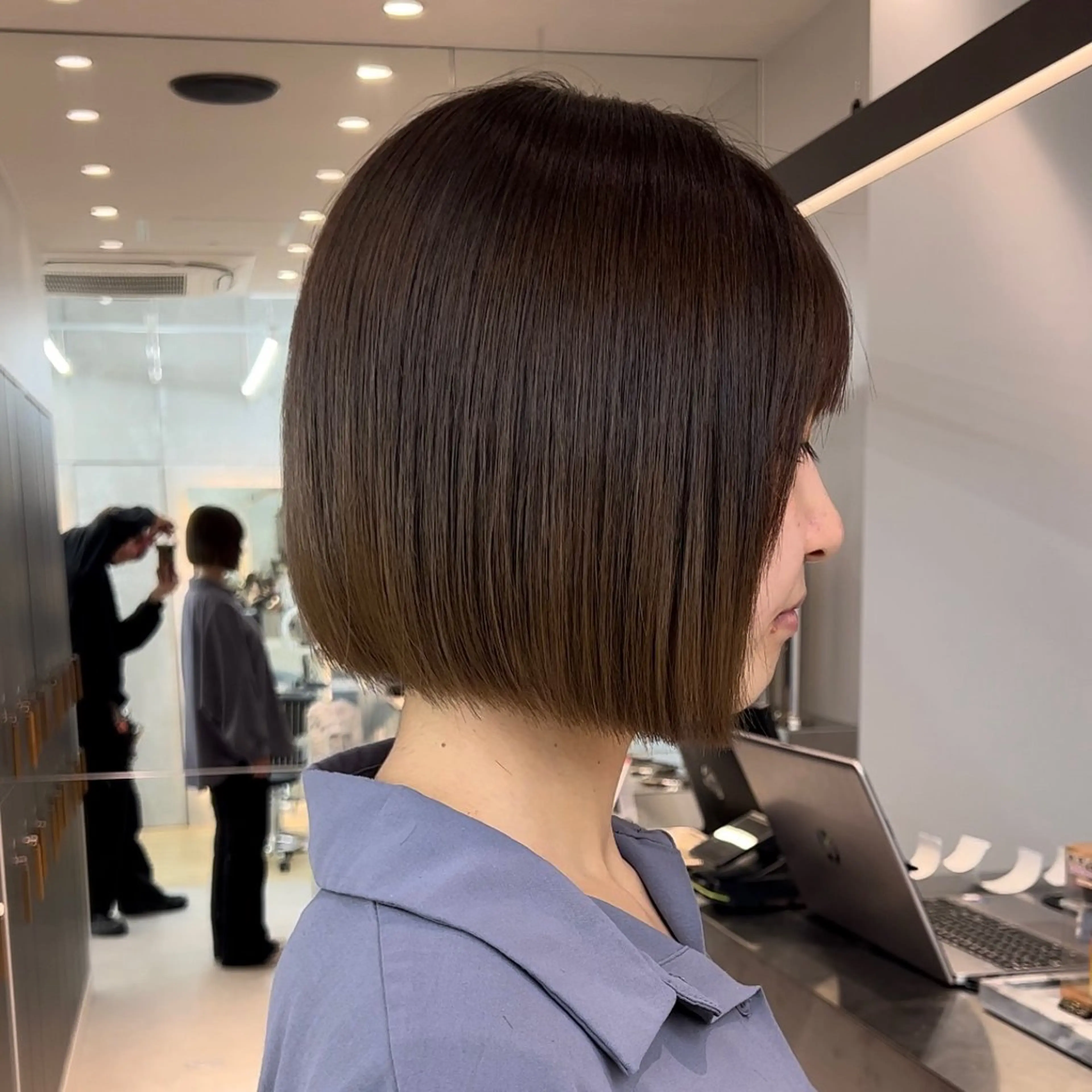 ミディアム ボブ 髪質改善 似合わせカット カット トリートメント メンズ/韓国レイヤー /縮毛矯正/📍爽太のヘアスタイル