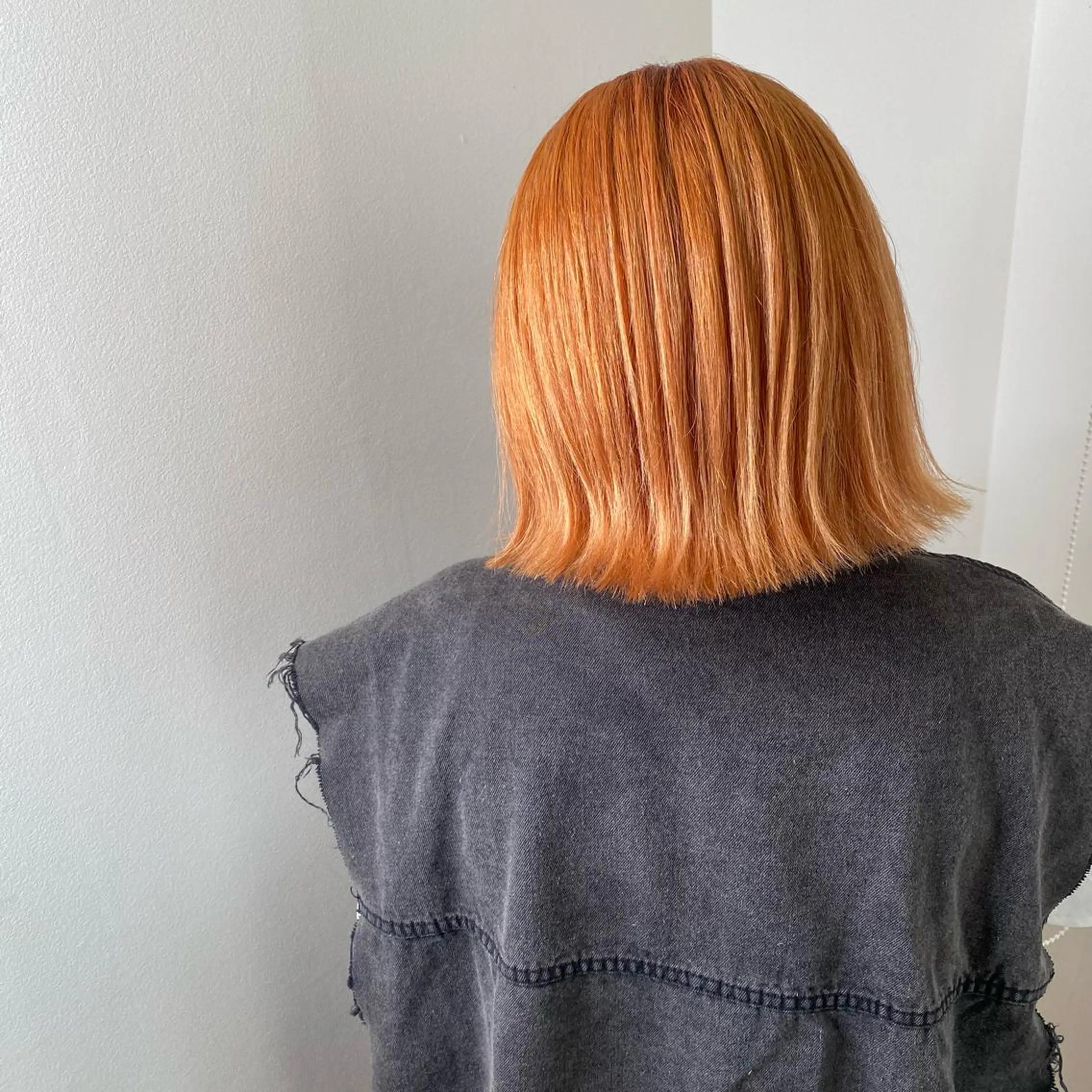 ミディアム カラー オレンジ La fith hair Glanz 桂店所属・内藤 夏樹のヘアスタイル