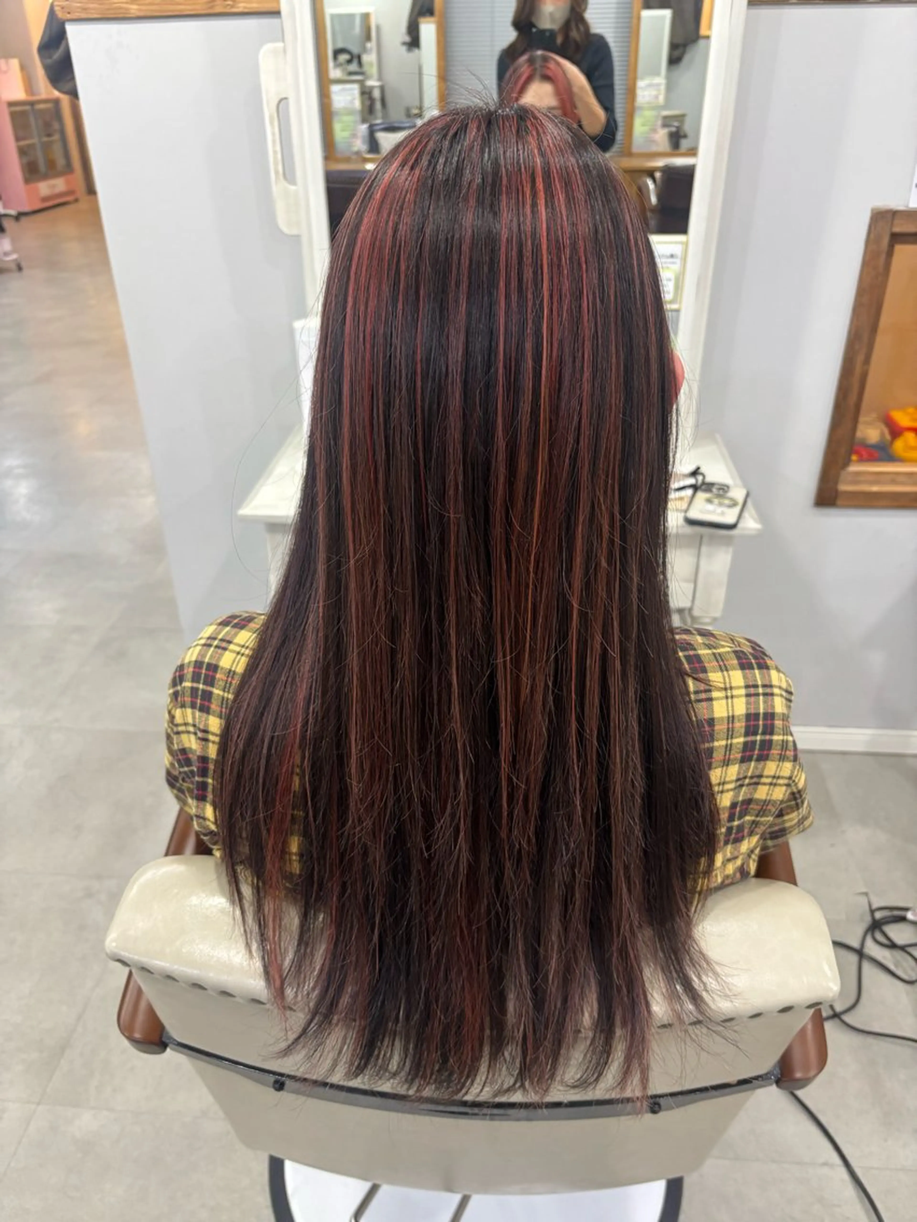 ロング カラー 韓国風🫧透明感 🦄岡庭春菜🎀のヘアスタイル