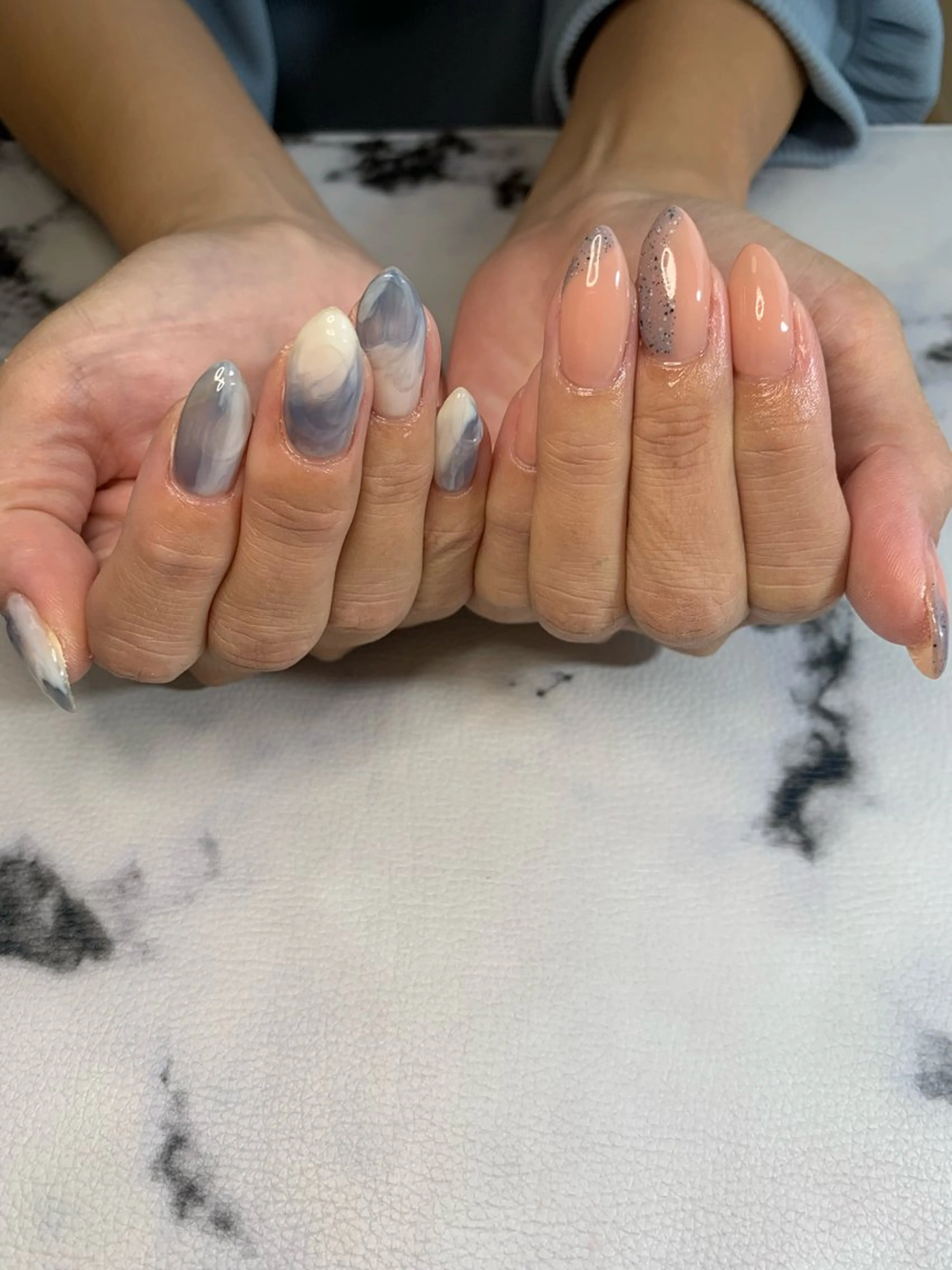 ネイル ぷっくりネイル ハンドネイル 北川 恭子のネイルデザイン