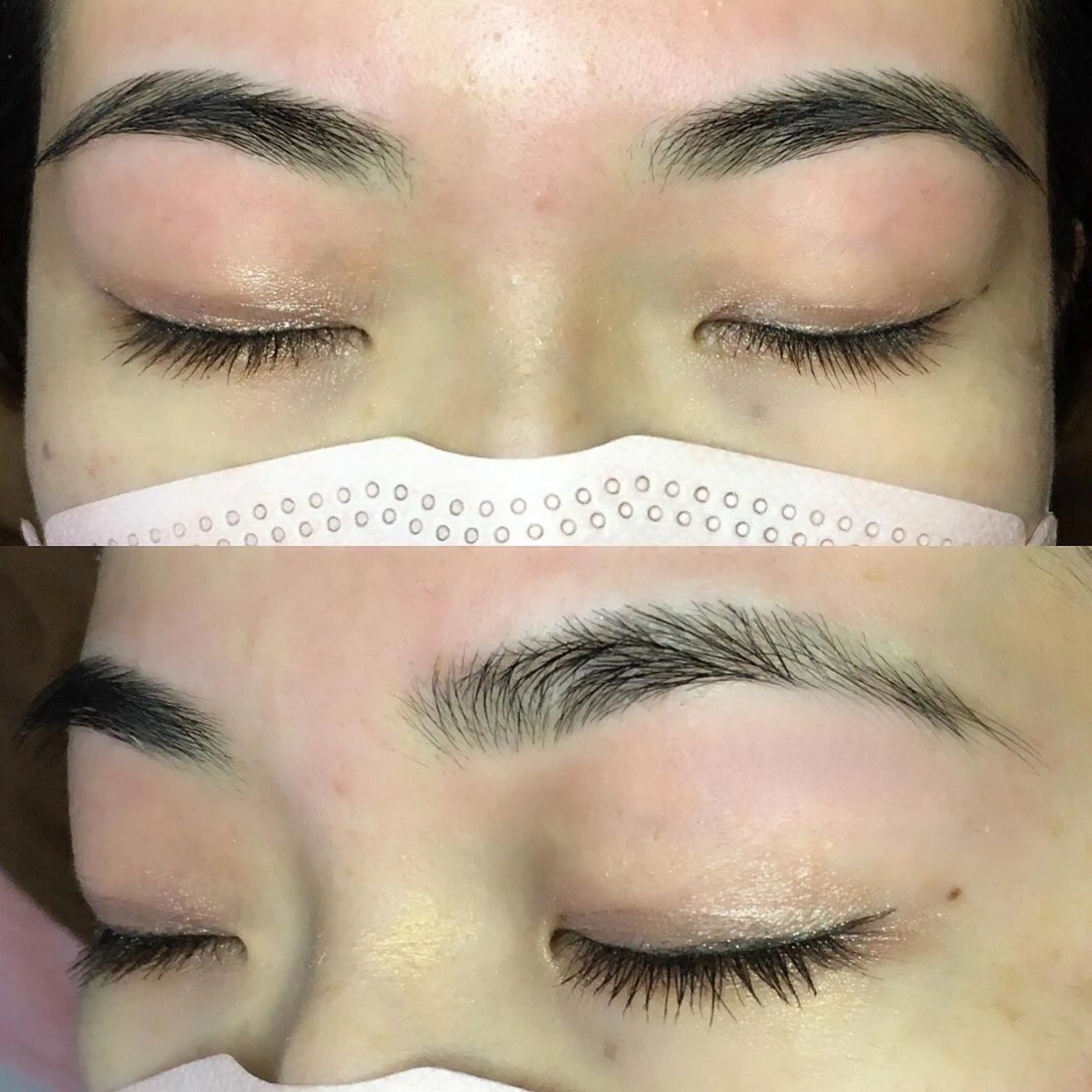 眉毛デザイン＋お鼻の毛穴ケアの写真