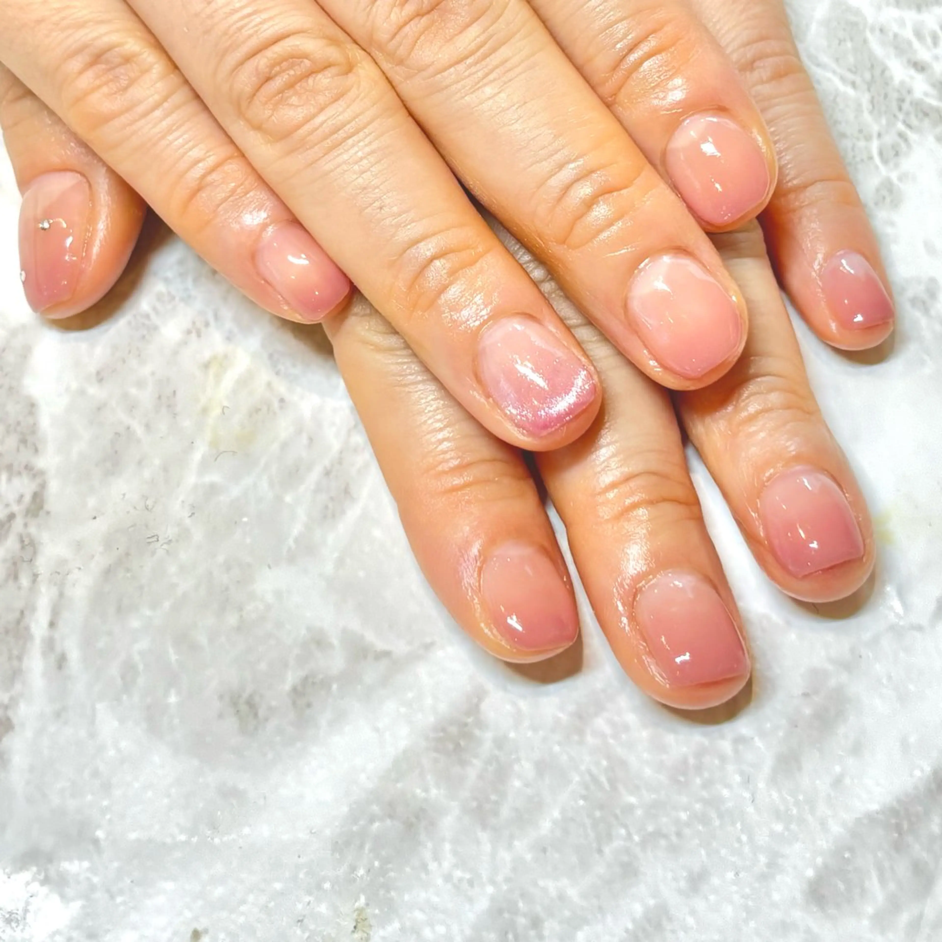 ネイル グラデーション ピンク SEPT NAIL こばやしのネイルデザイン