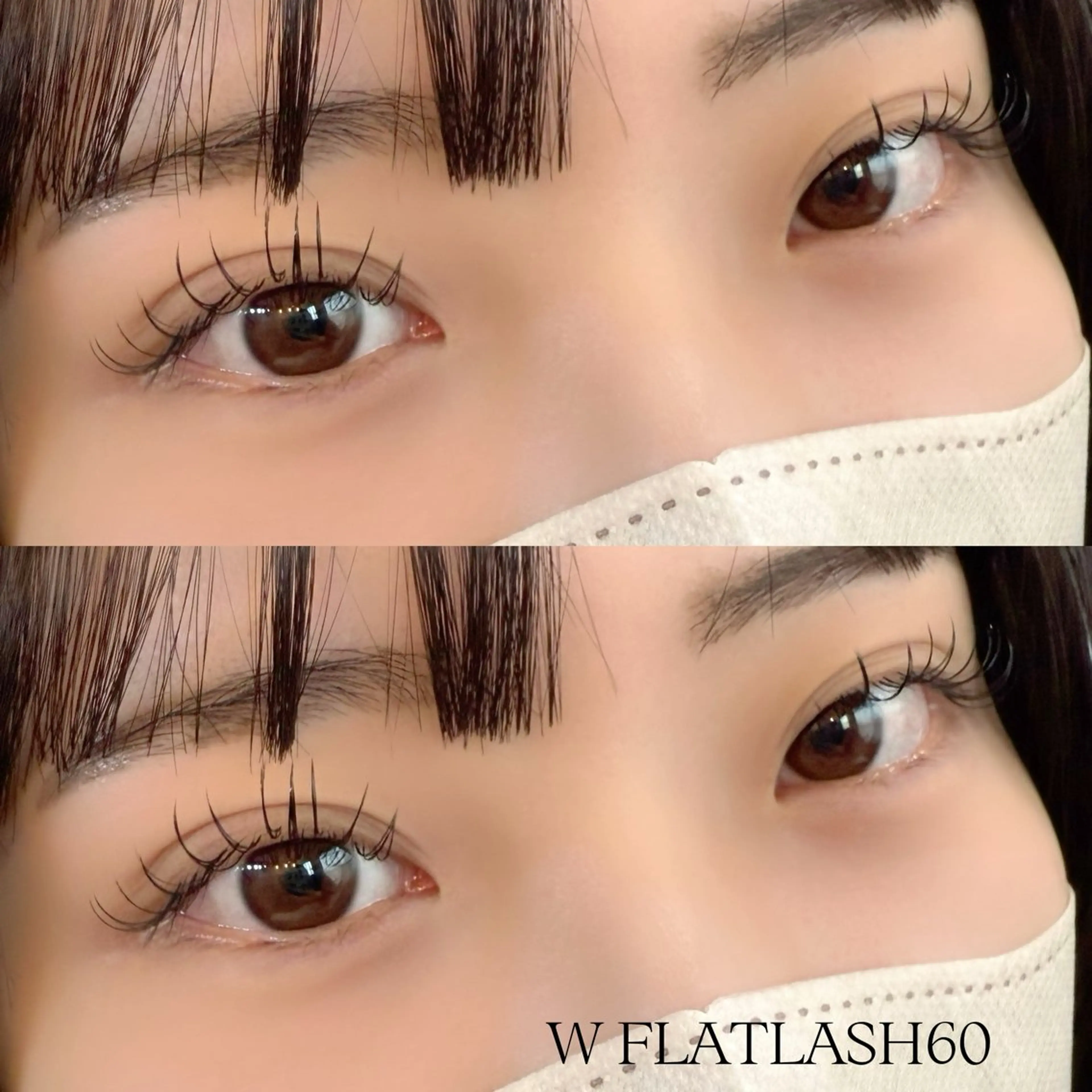 マツエク・マツパ フラットラッシュ mk eyelashのマツエク・マツパデザイン