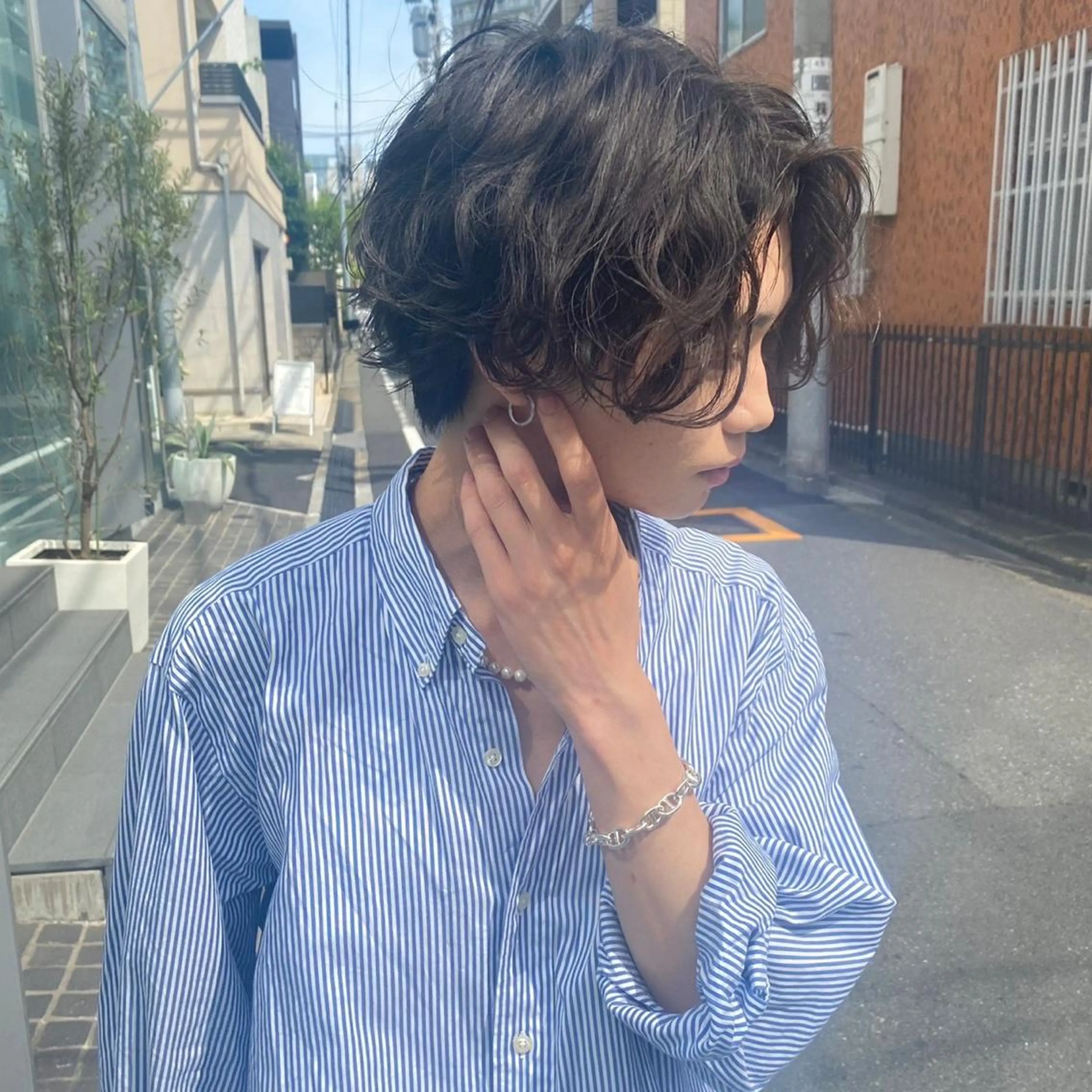 パーマ メンズ イケメン製造機 🔥上原沙羅🔥のヘアスタイル