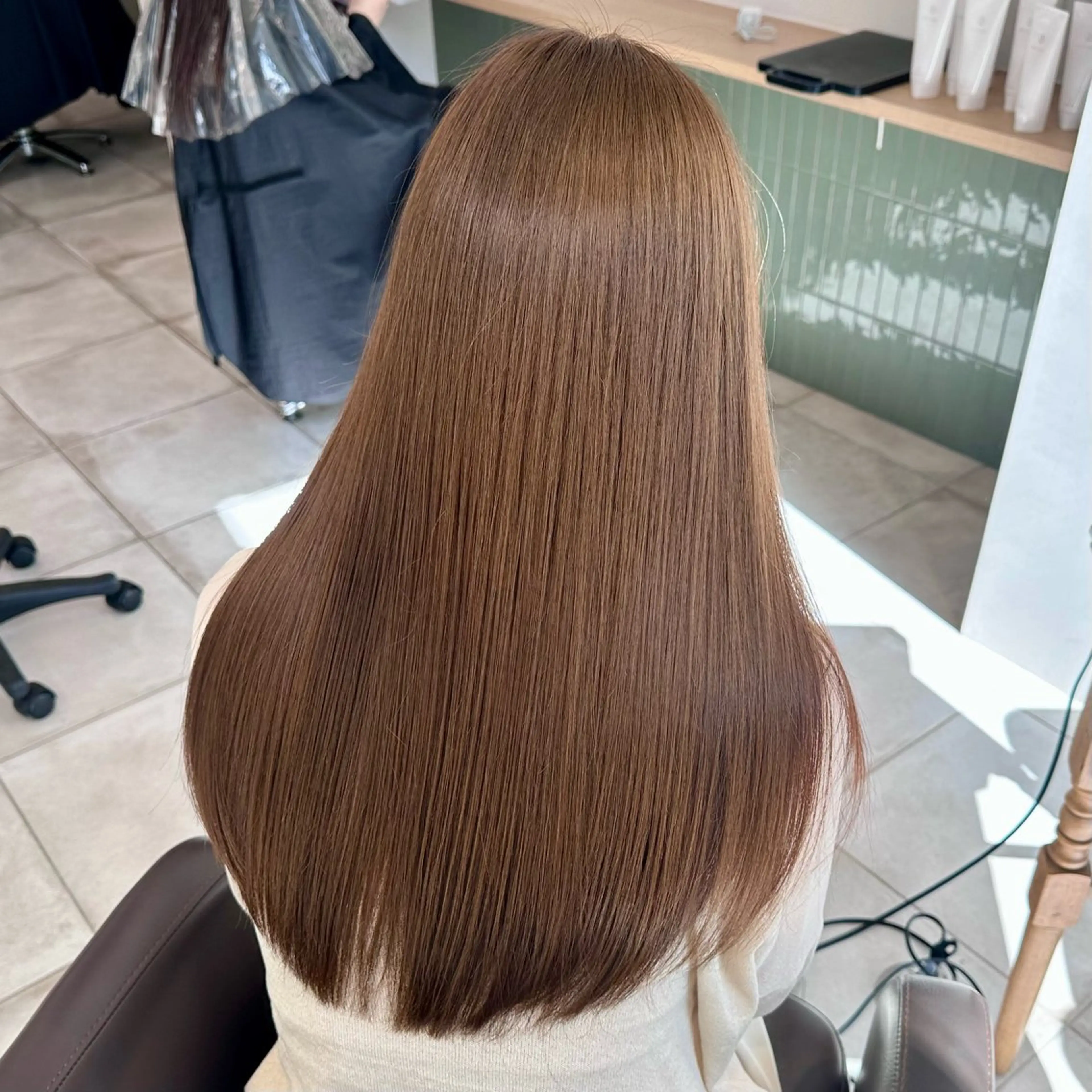 ロング カラー ヘアカラー トリートメント ブリーチなし/レイヤ ー特化🌈Tommyのヘアスタイル