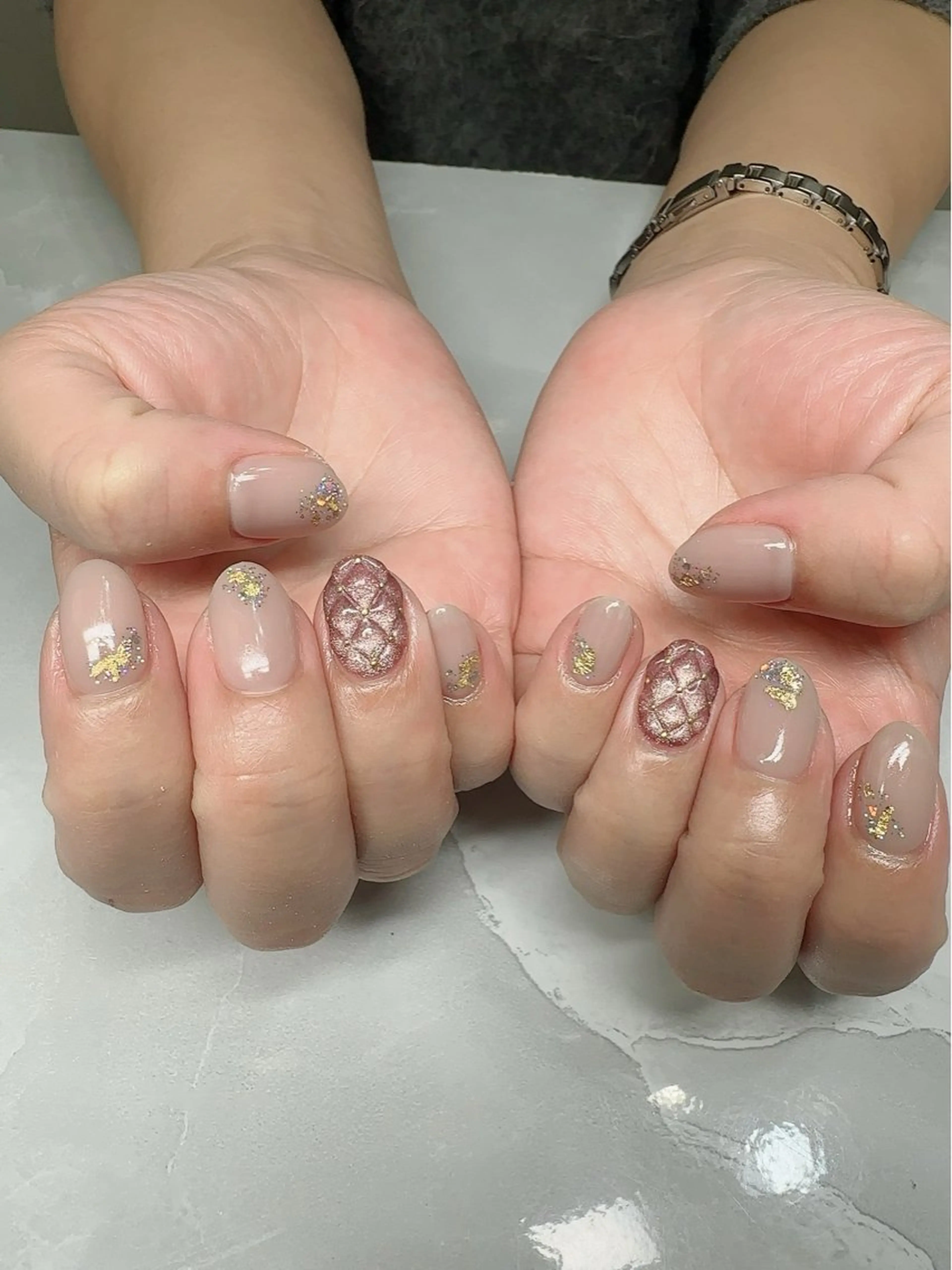 ネイル マグネットネイル ｎｙａｓｕ ｎａｉｌのネイルデザイン