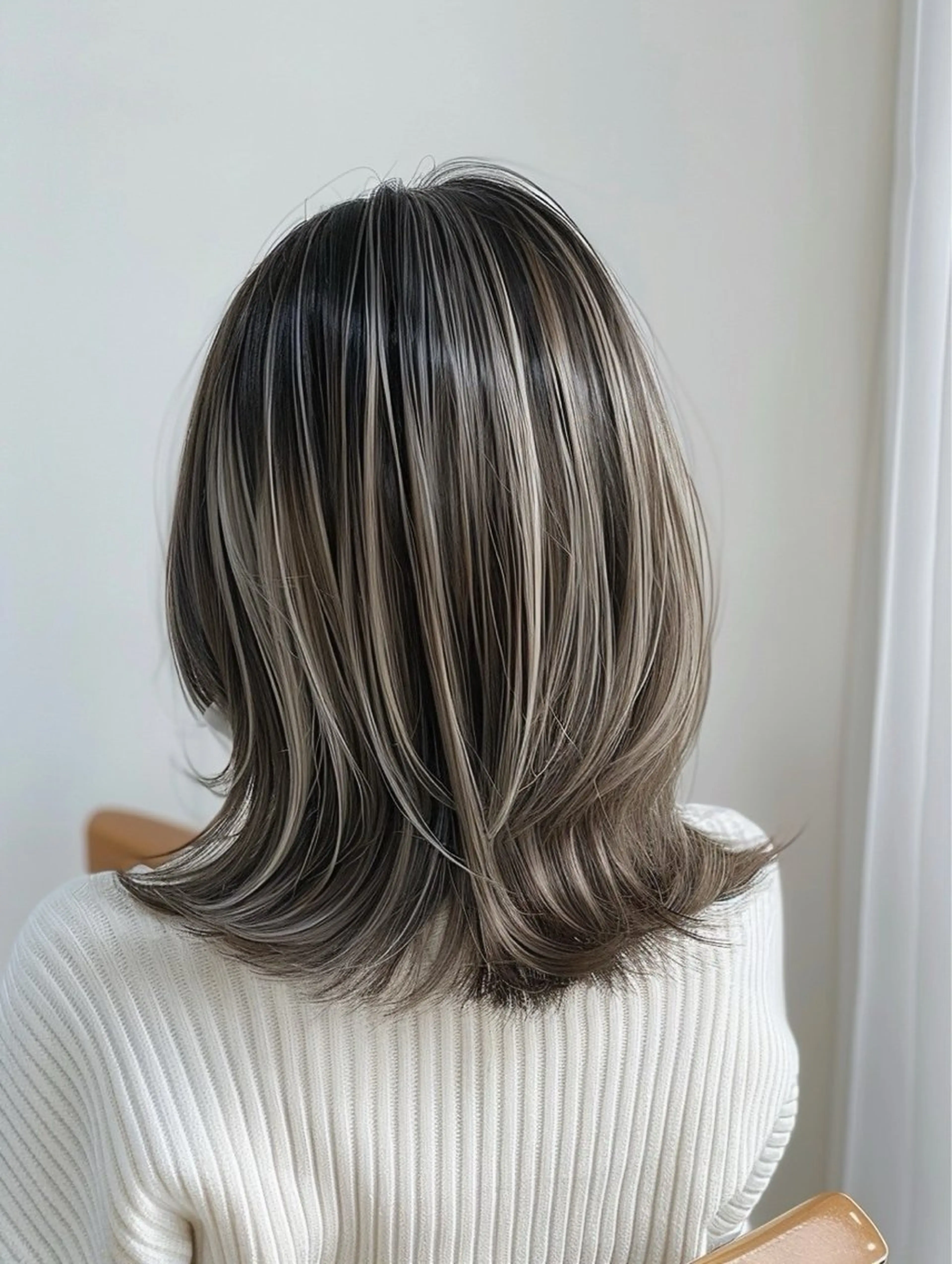 ✨🎄12月限定クーポン🎄✨コントラストハイライト（ケアブリーチ込み）＋フルカラー＋超音波トリートメントの写真