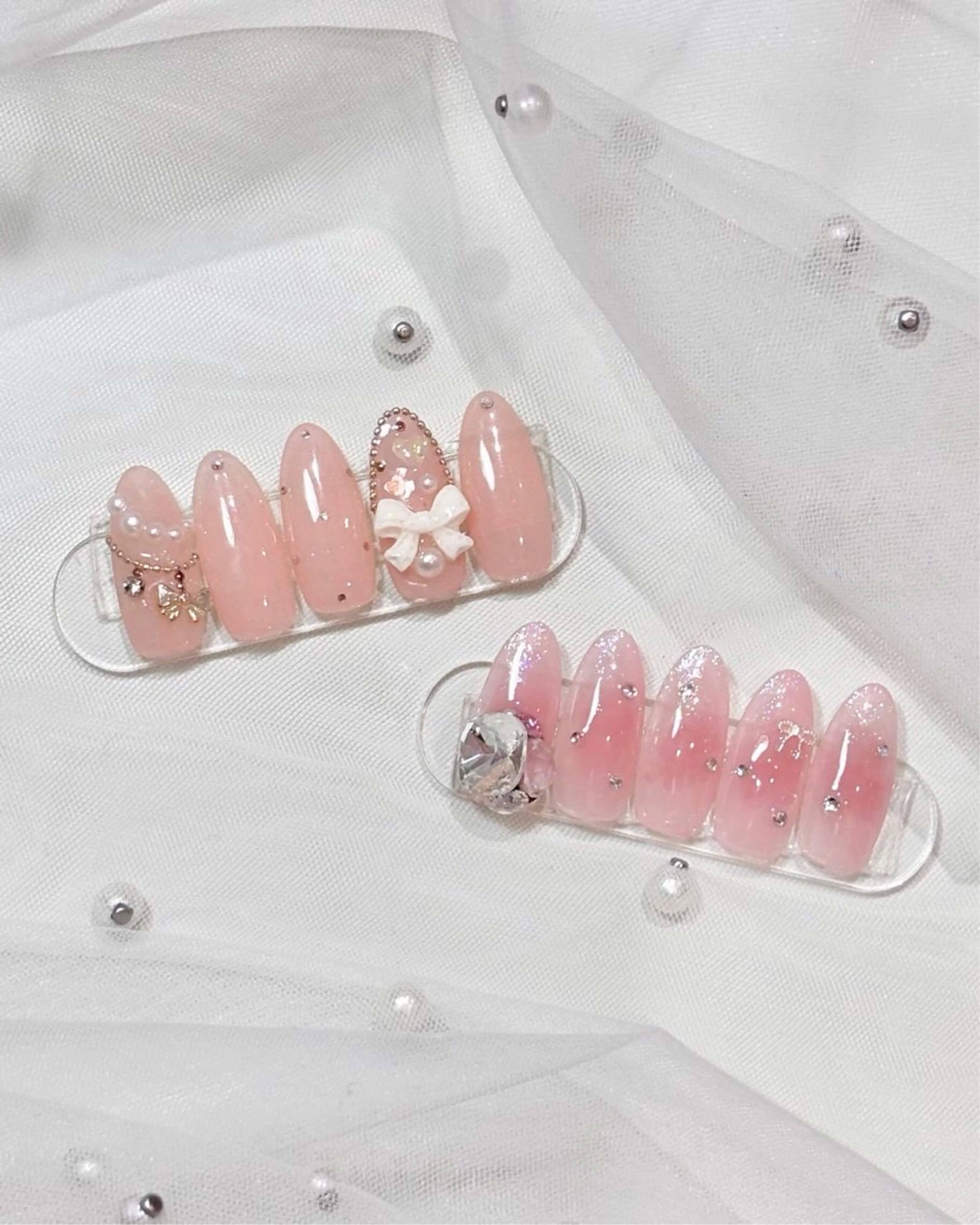 ネイル ハンドネイル 𝐴𝑘𝑎𝑟𝑖 🤎のネイルデザイン