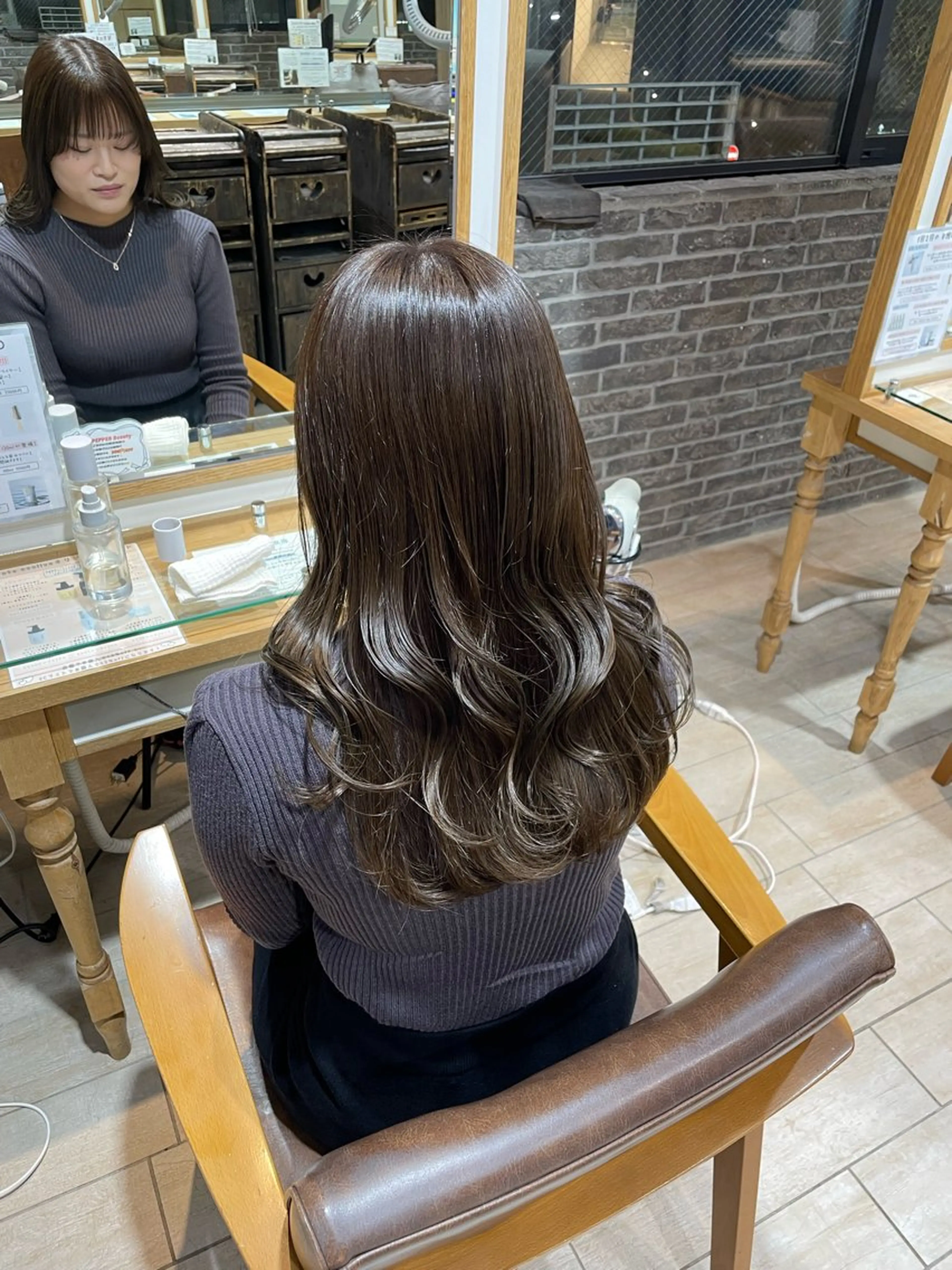 セミロング カラー カット ヘアカラー トリートメント 🍬kanami 🍬ボブ/暖色カラーのヘアスタイル