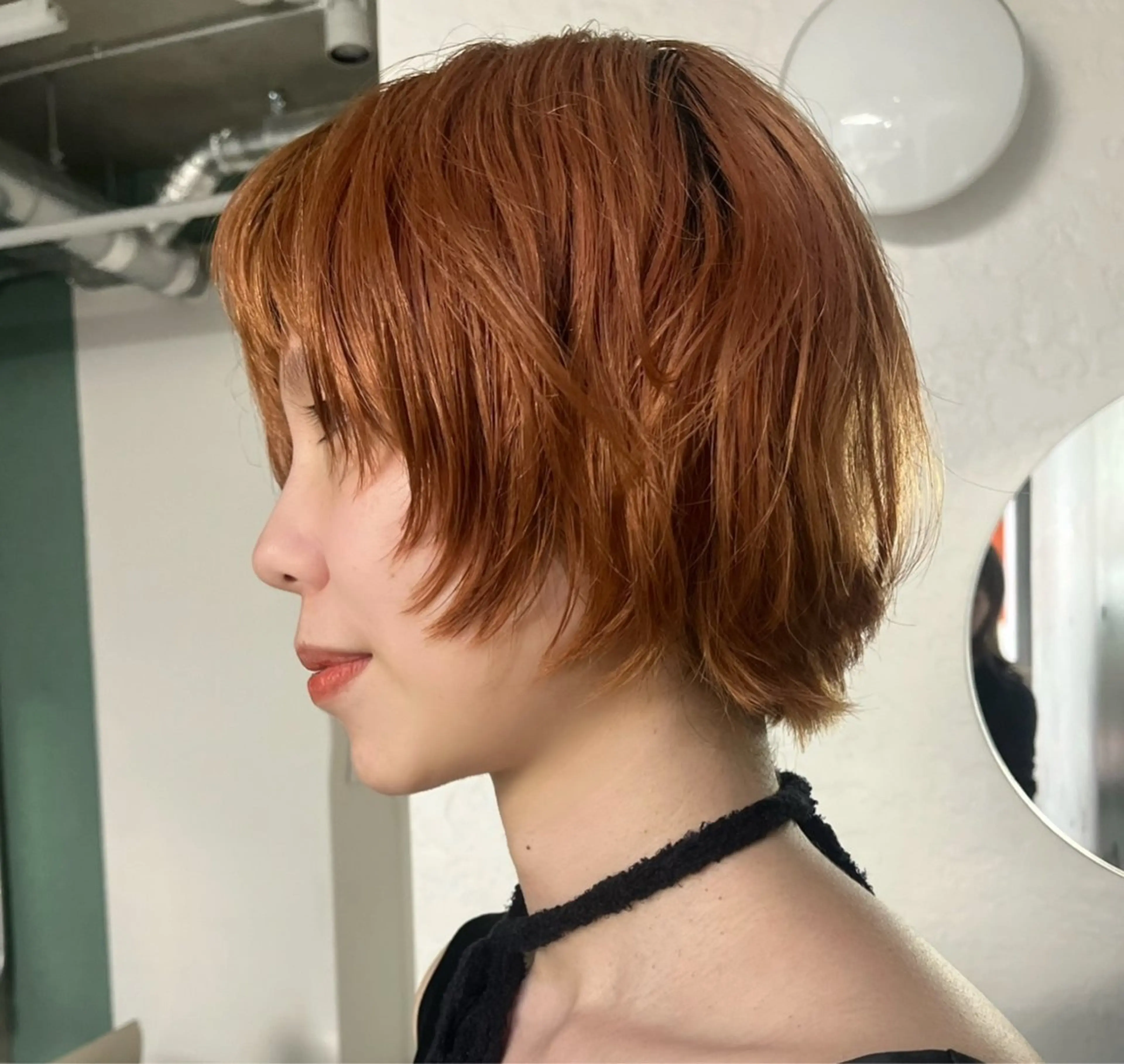ショート ショートヘア 田中 里奈のヘアスタイル