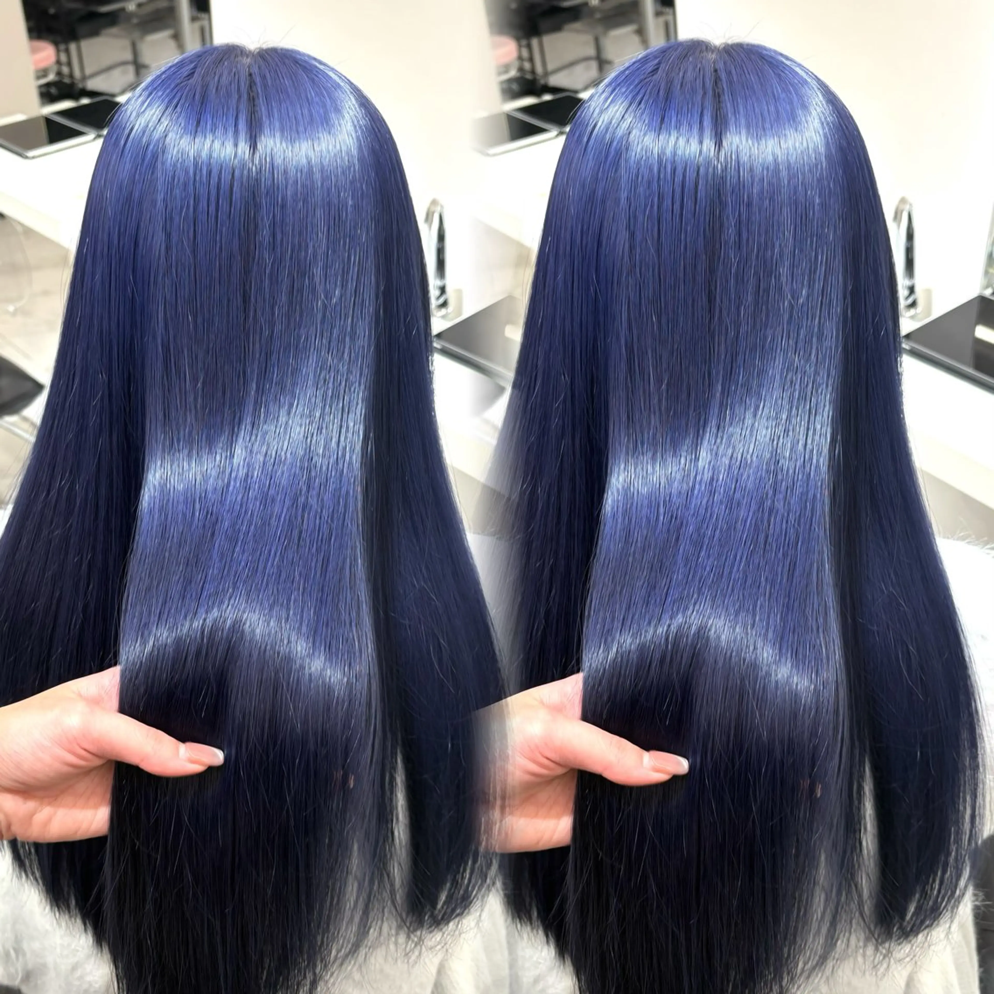 ミディアム ヘアカラー haruka /韓国レイヤーのヘアスタイル