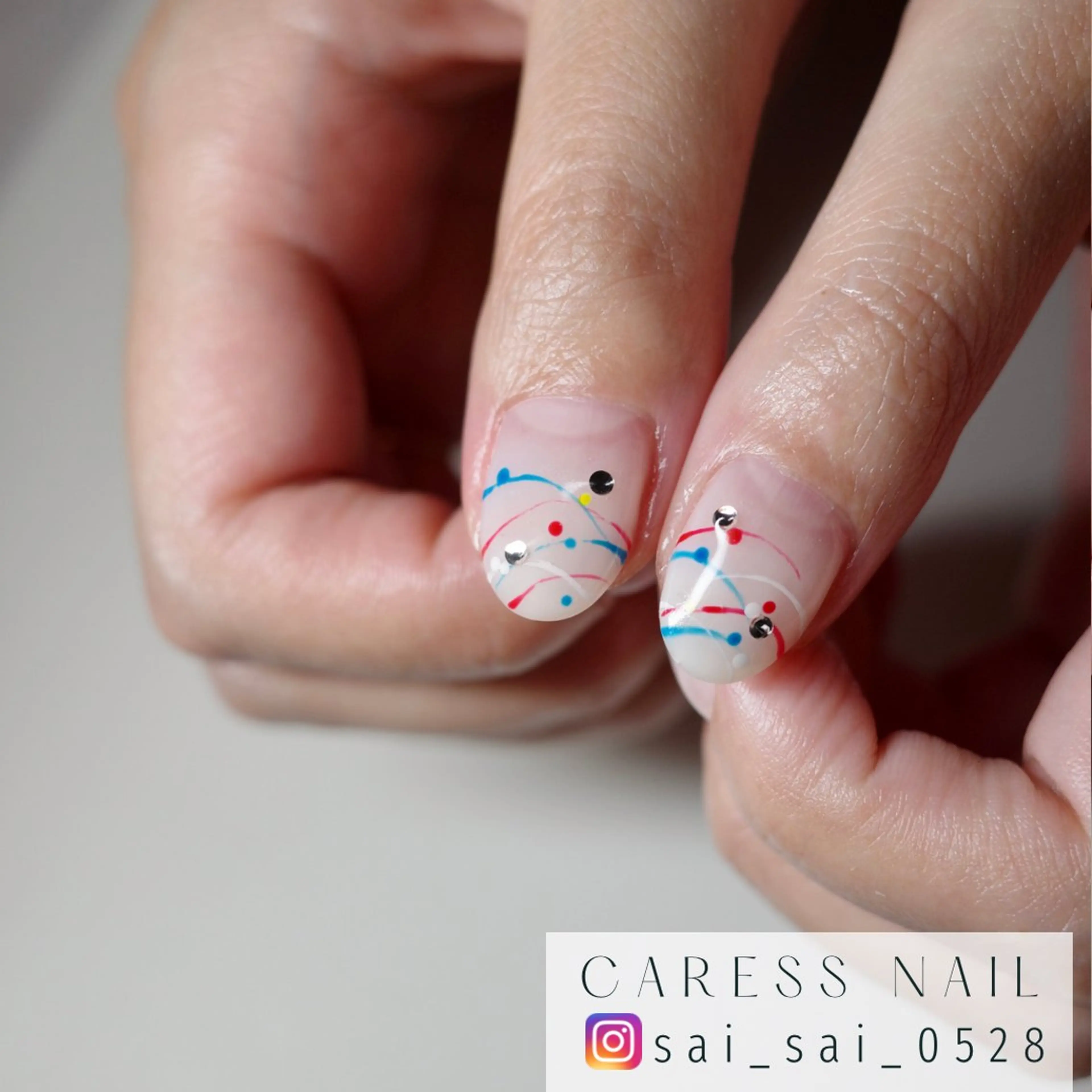 ネイル caress  nail カレスネイル　代々木上原所属・カレスネイル さいのネイルデザイン