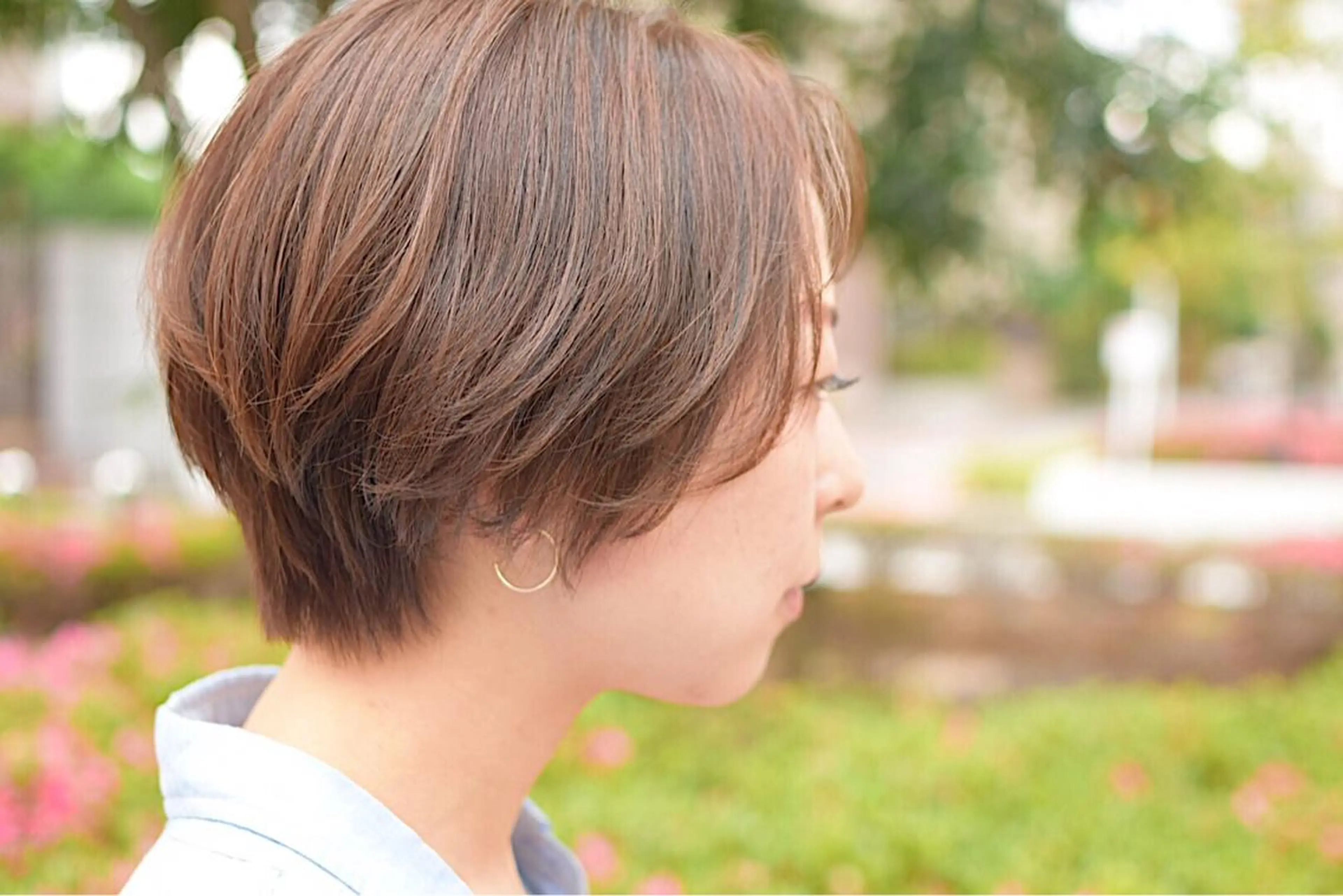 ショート Lond enikaのヘアスタイル